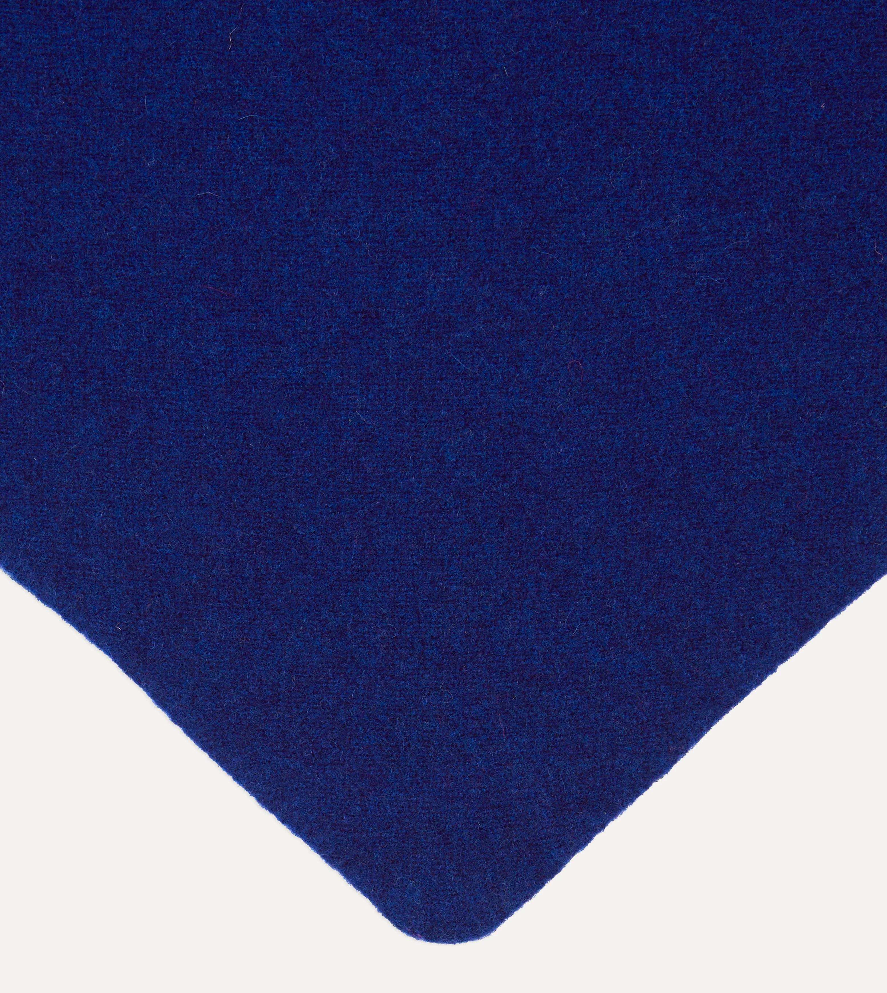 Blue Lambswool Triangle Neck Scarf - Image 3
