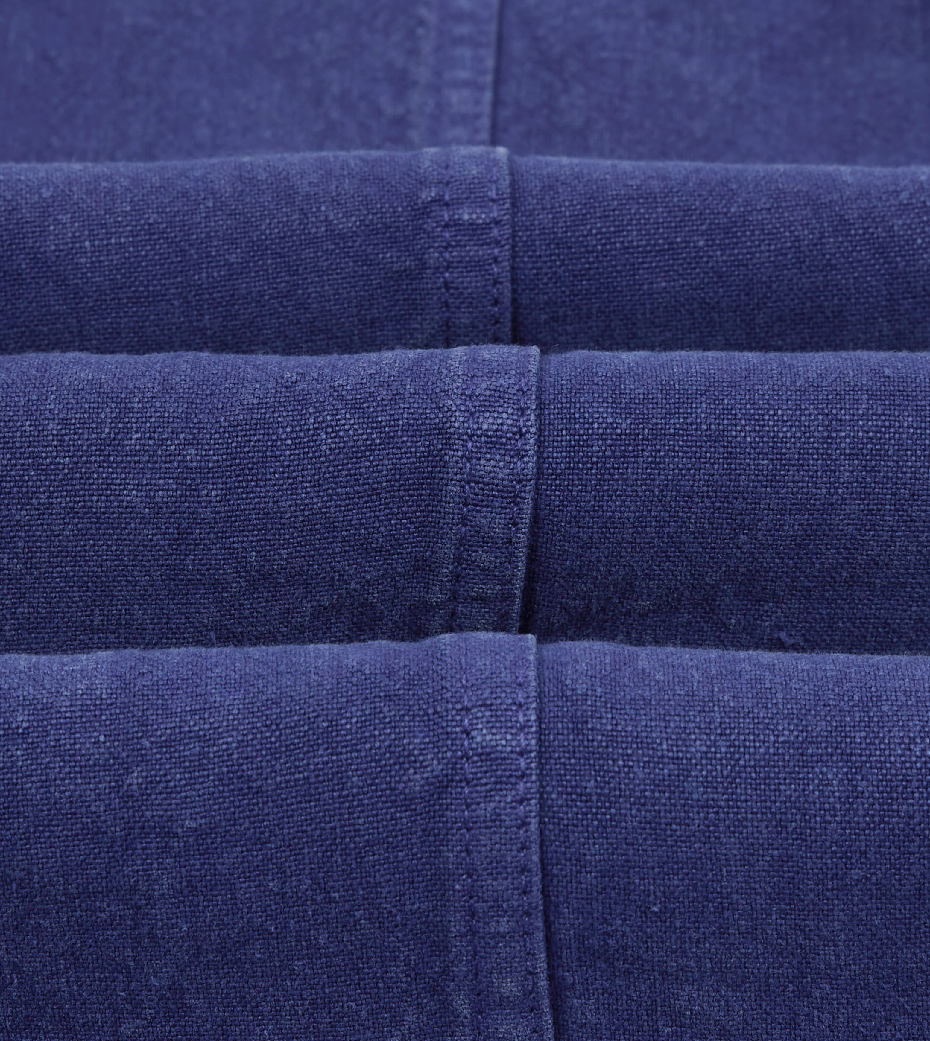 Blue Linen Five-Pocket Chore Jacket - Image 3