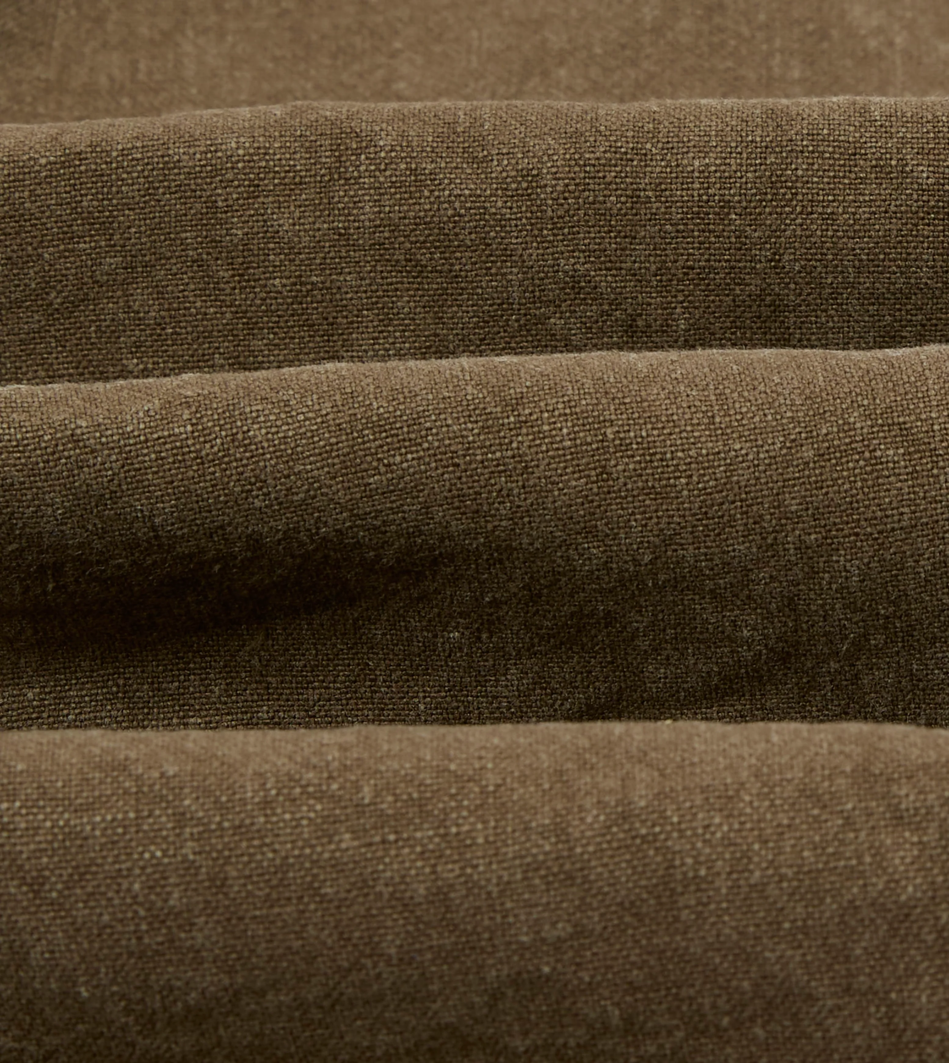 Brown Linen Five-Pocket Chore Jacket - Image 3