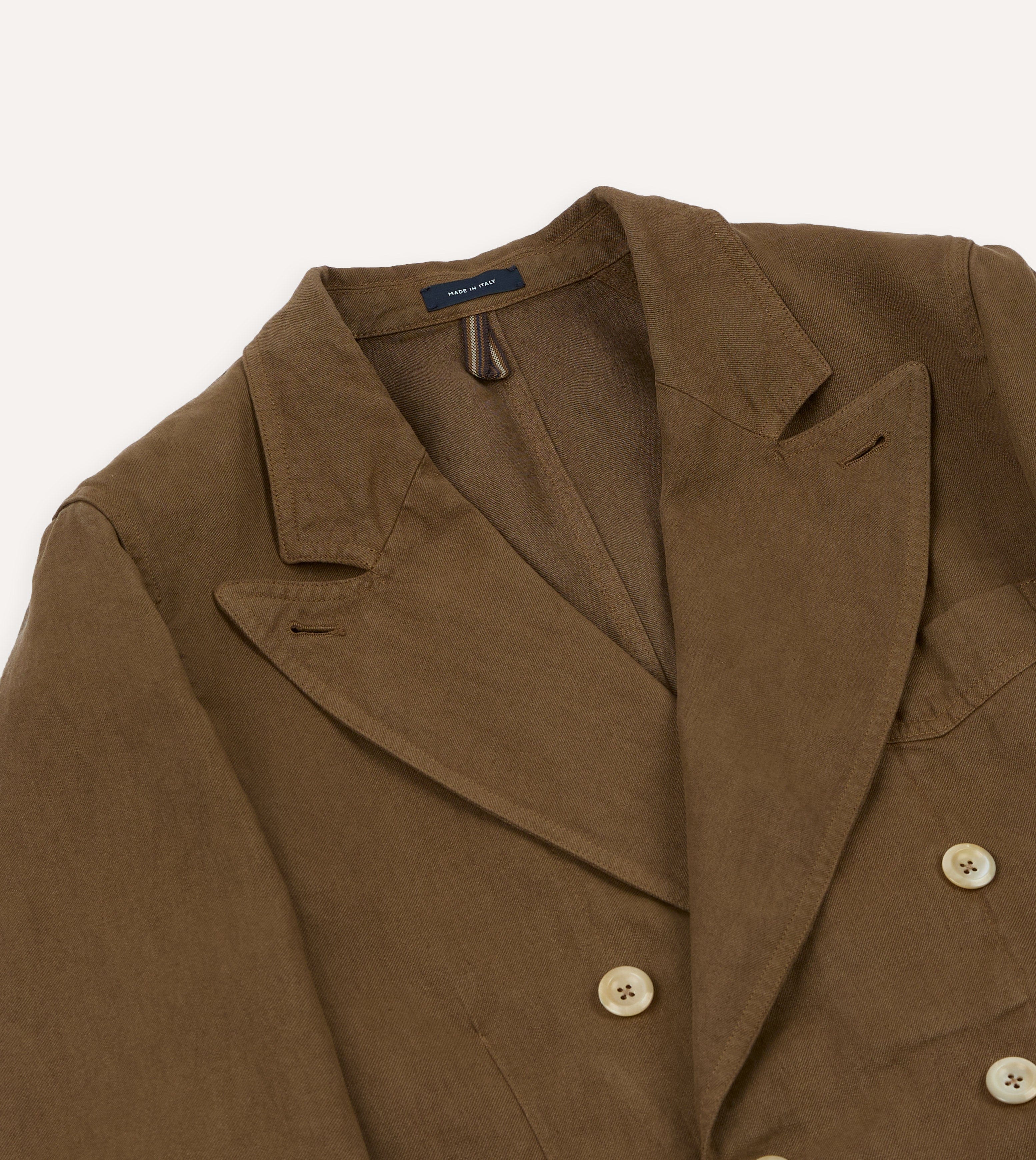 Brown Linen Gabardine Games Blazer Mk. III - Image 4