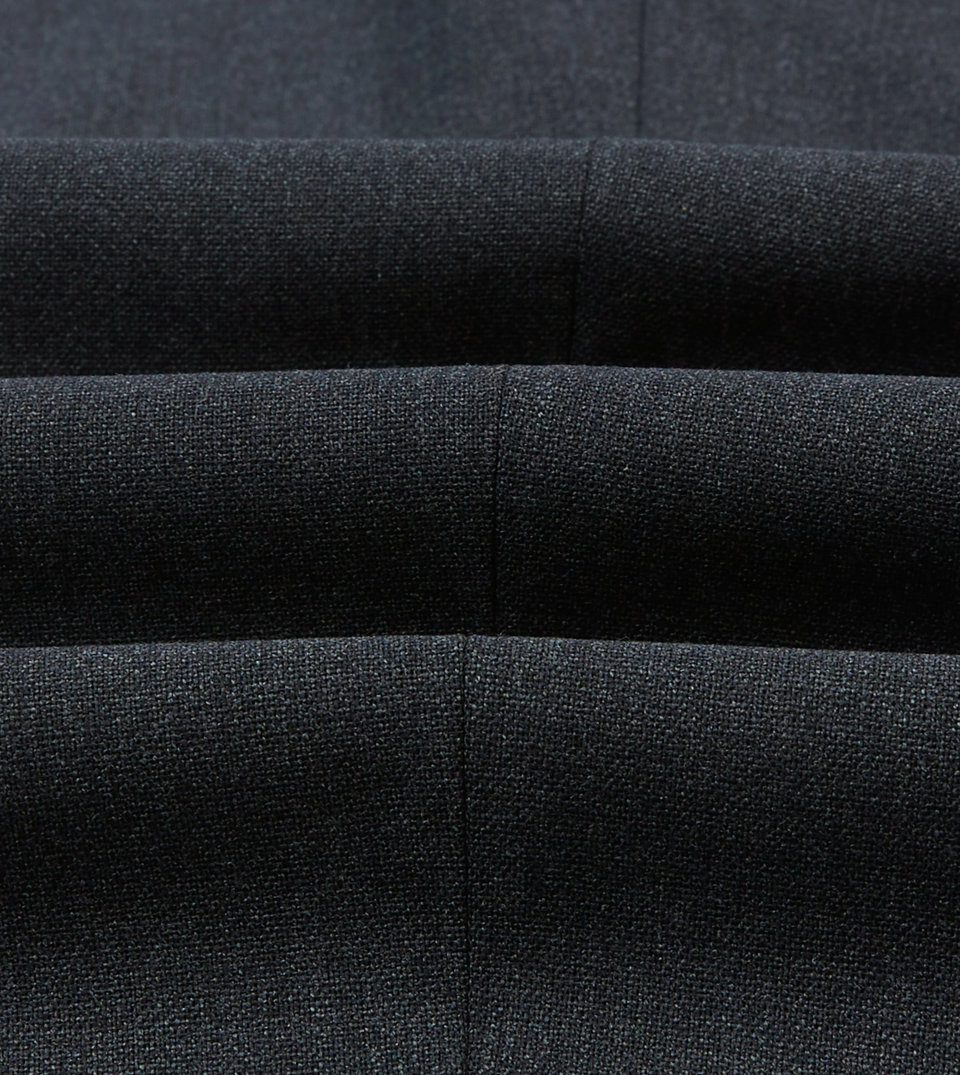 Charcoal Tropical Wool Single Pleat Trouser - Image 2