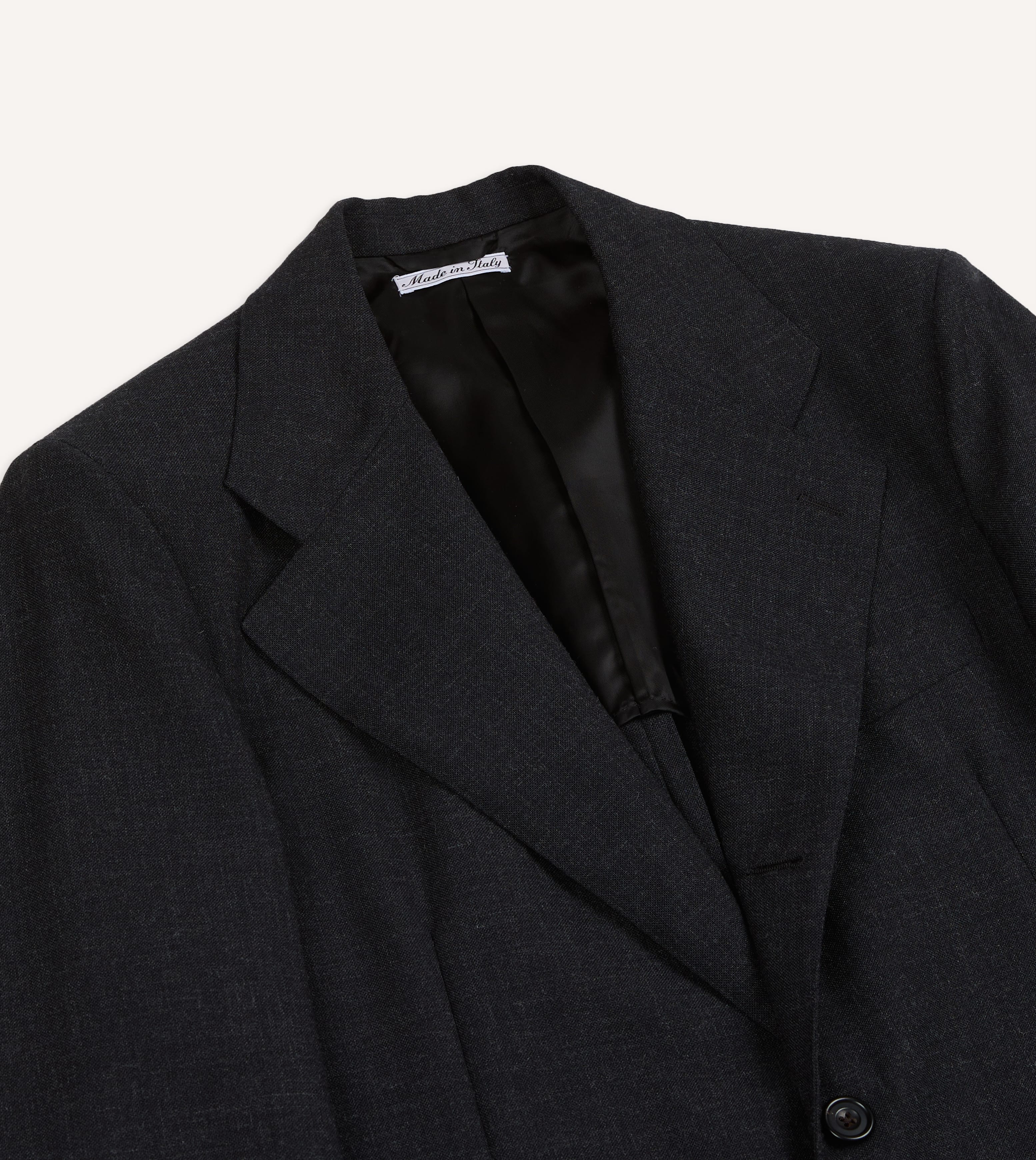 Dark Grey Fresco® Wool Tailored Jacket - Image 4