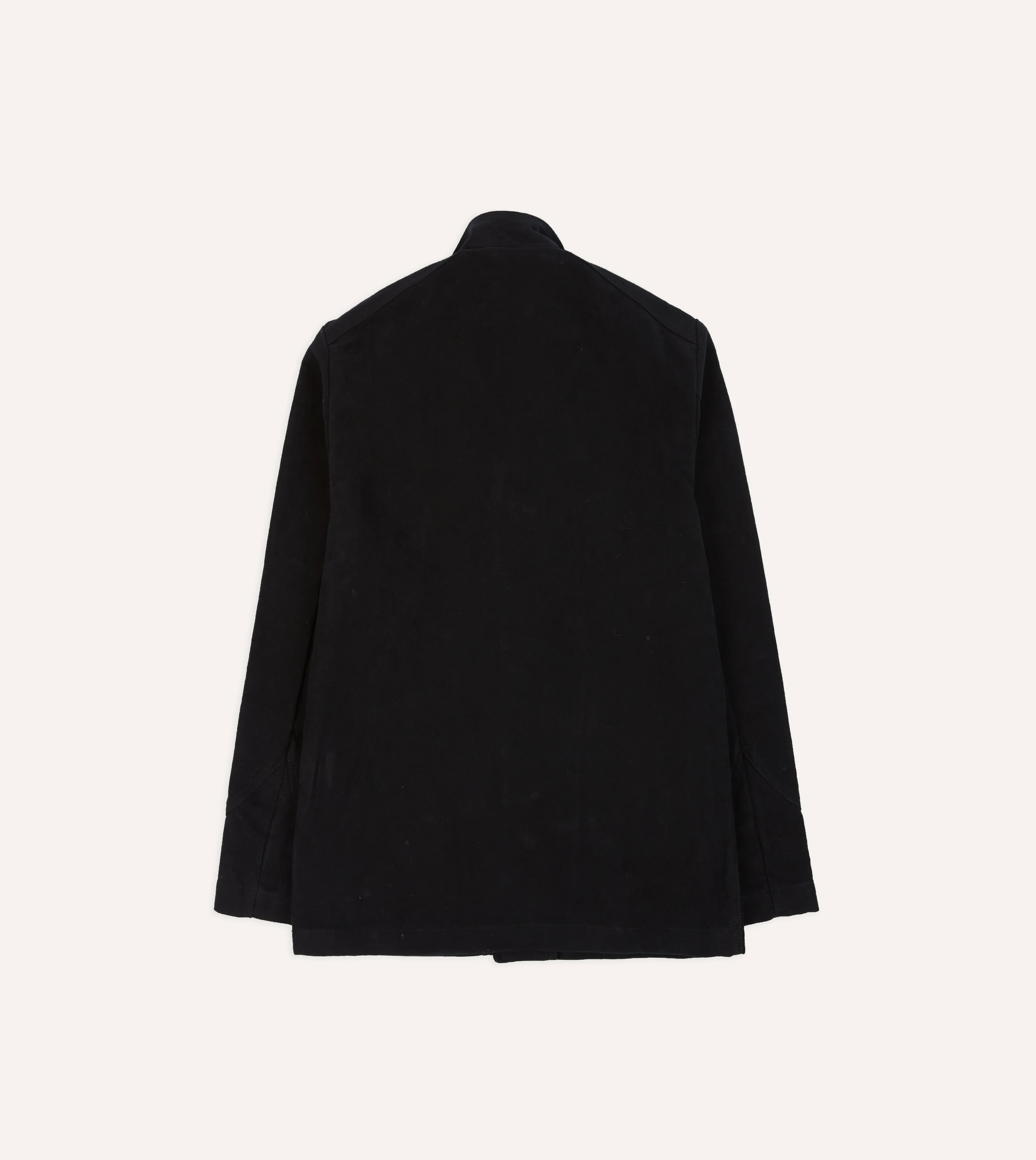 Dark Navy Moleskin Utility Jacket - Image 10