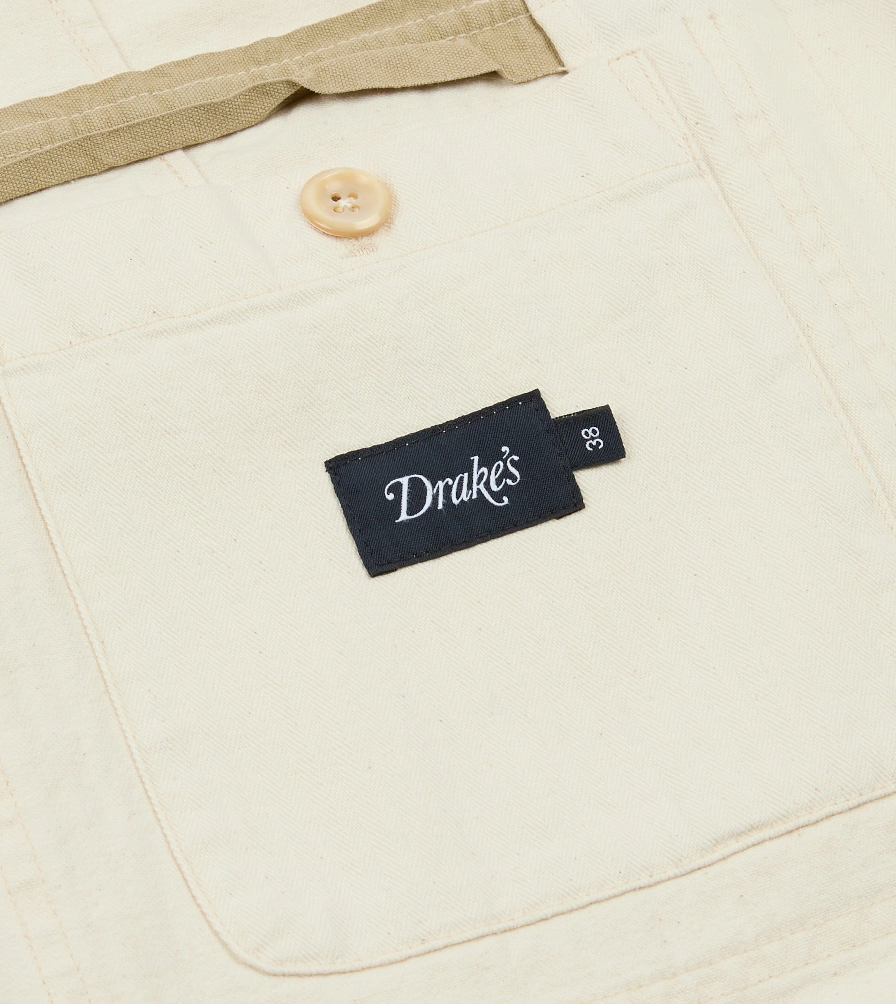 Ecru Herringbone Twill Cotton Games Blazer Mk. I - Image 8
