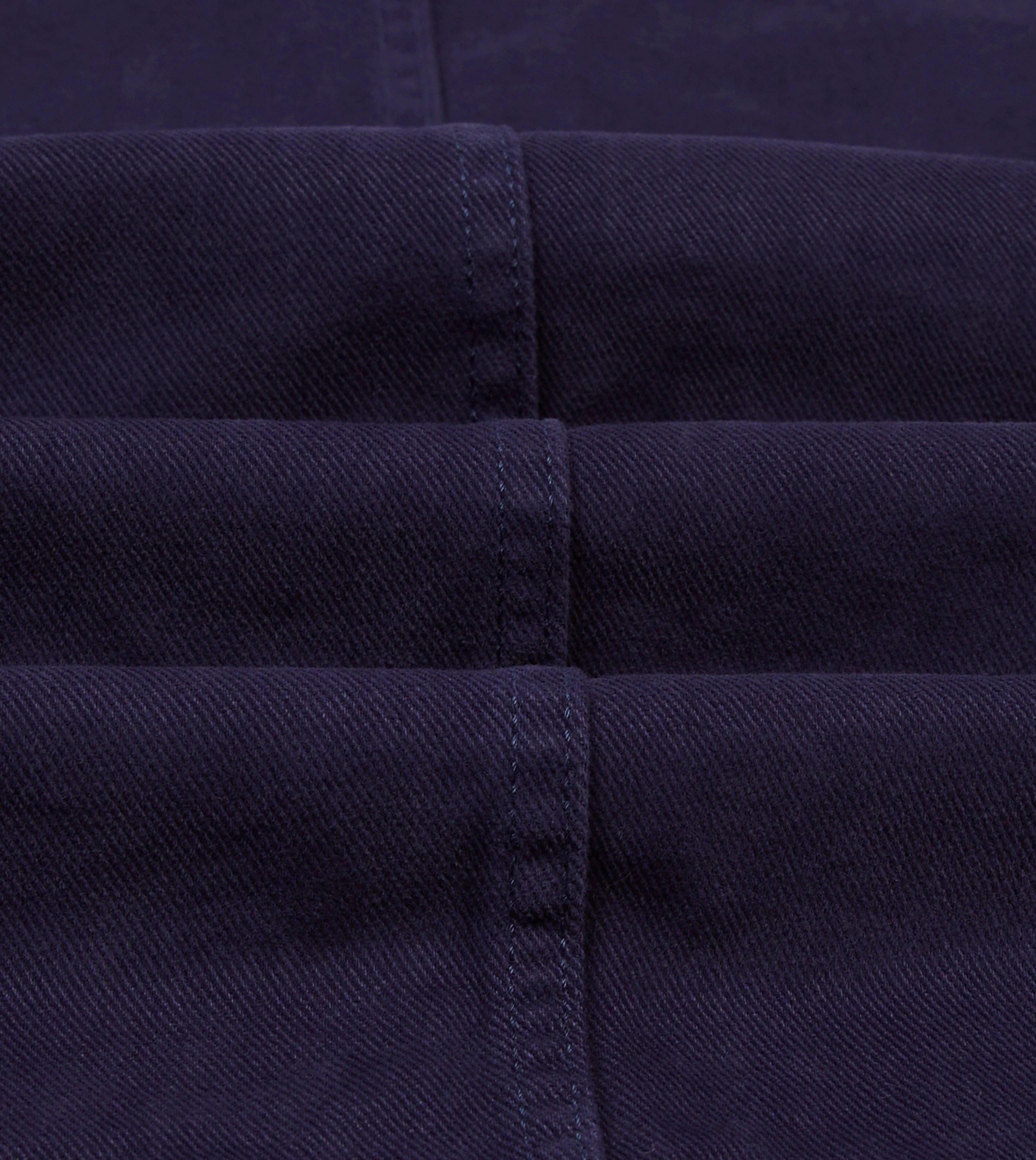 French Blue Heavy Twill Cotton Five-Pocket Chore Jacket - Image 2