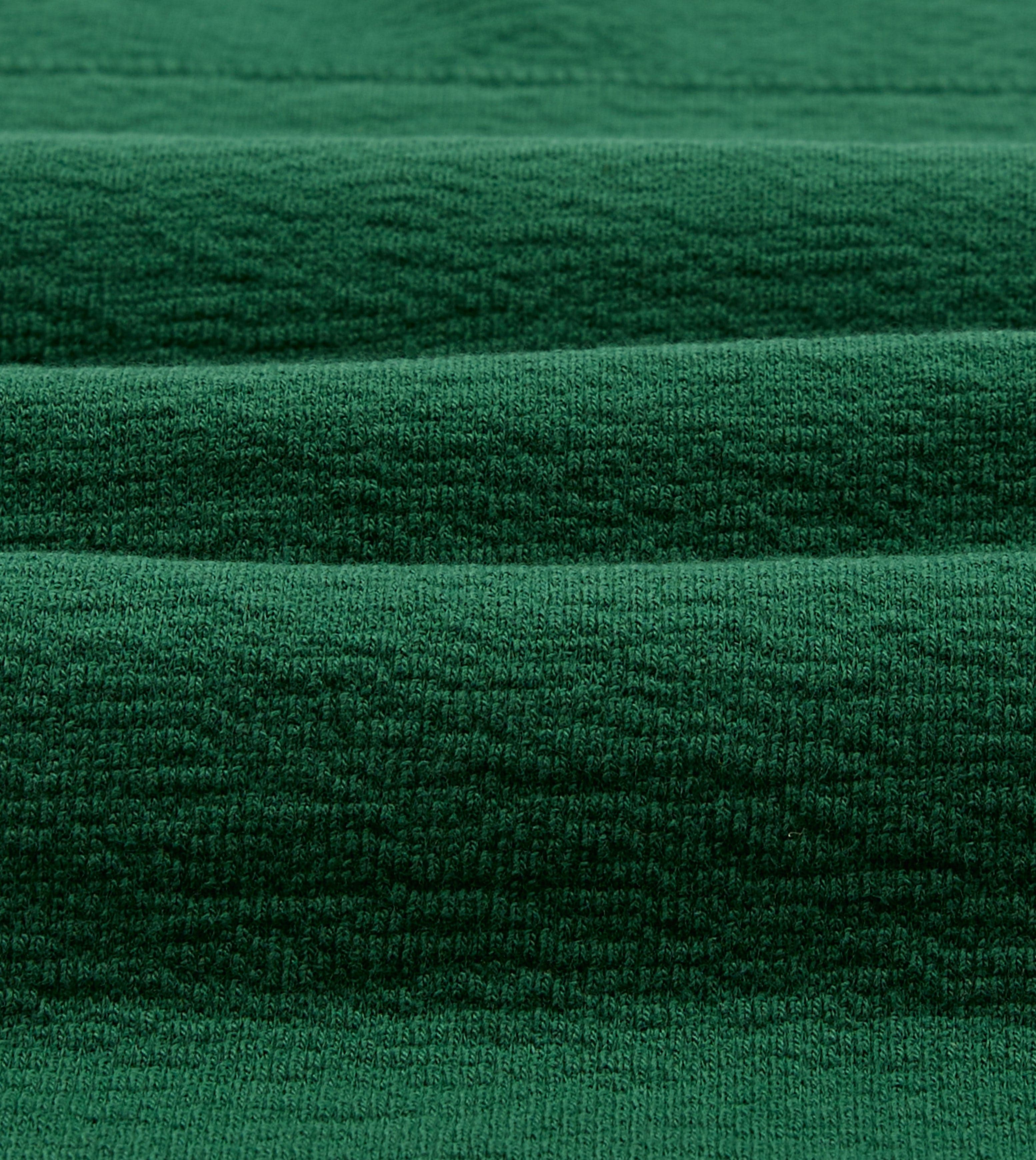 Green ’77’ Appliqué Panelled Cotton Training T-Shirt - Image 2