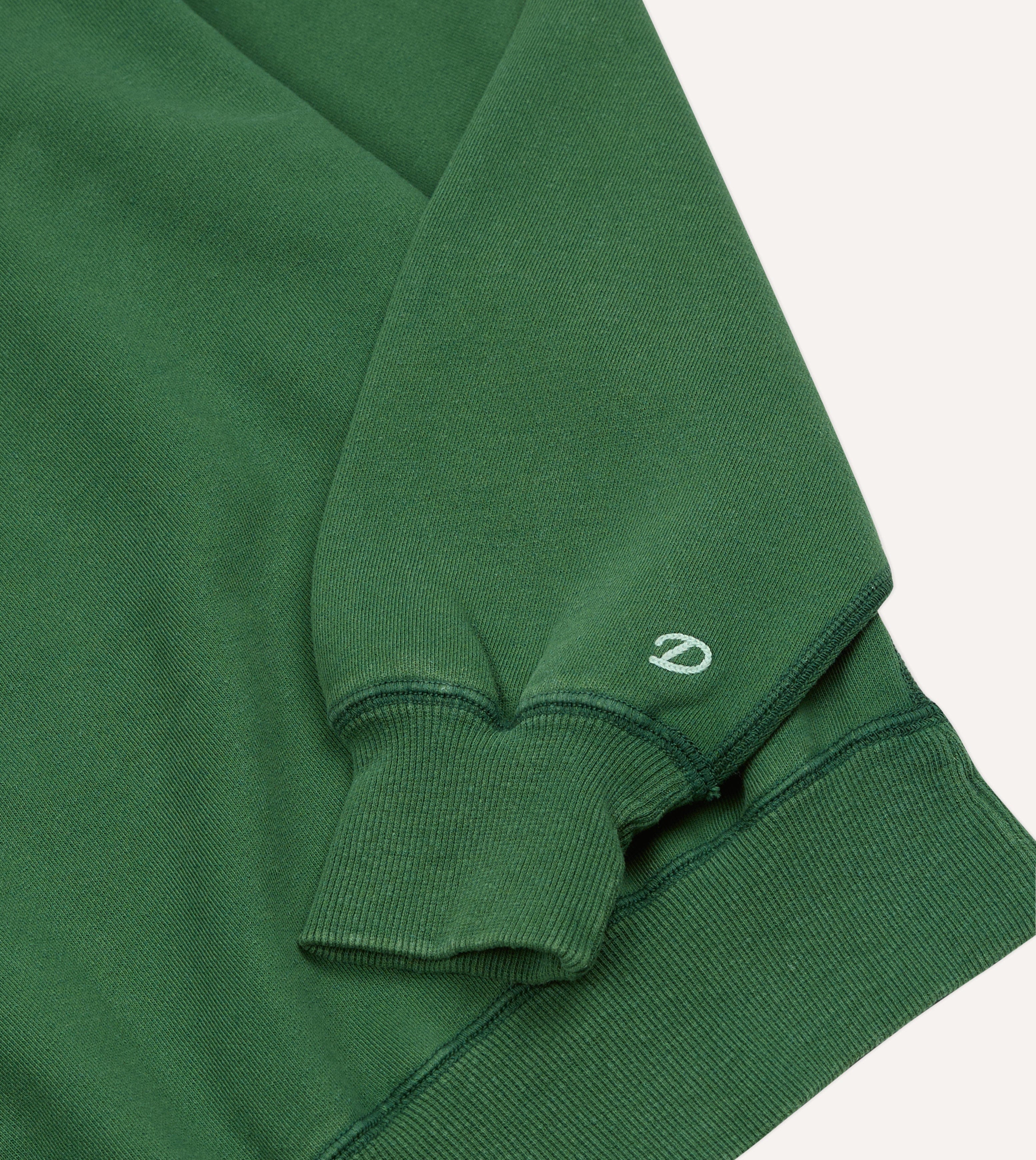 Green Cotton-Hemp Raglan Sweatshirt - Image 4