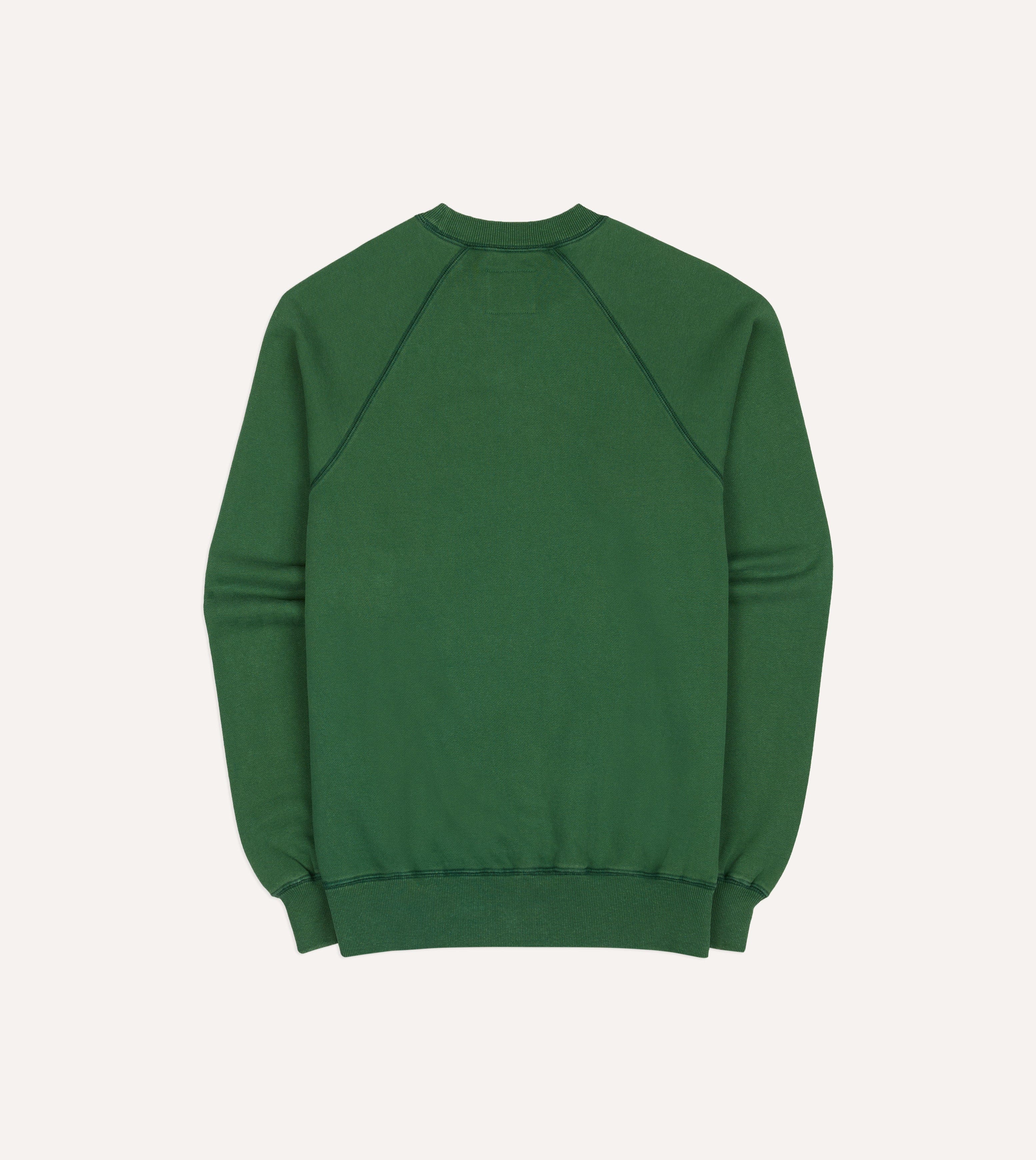 Green Cotton-Hemp Raglan Sweatshirt - Image 5