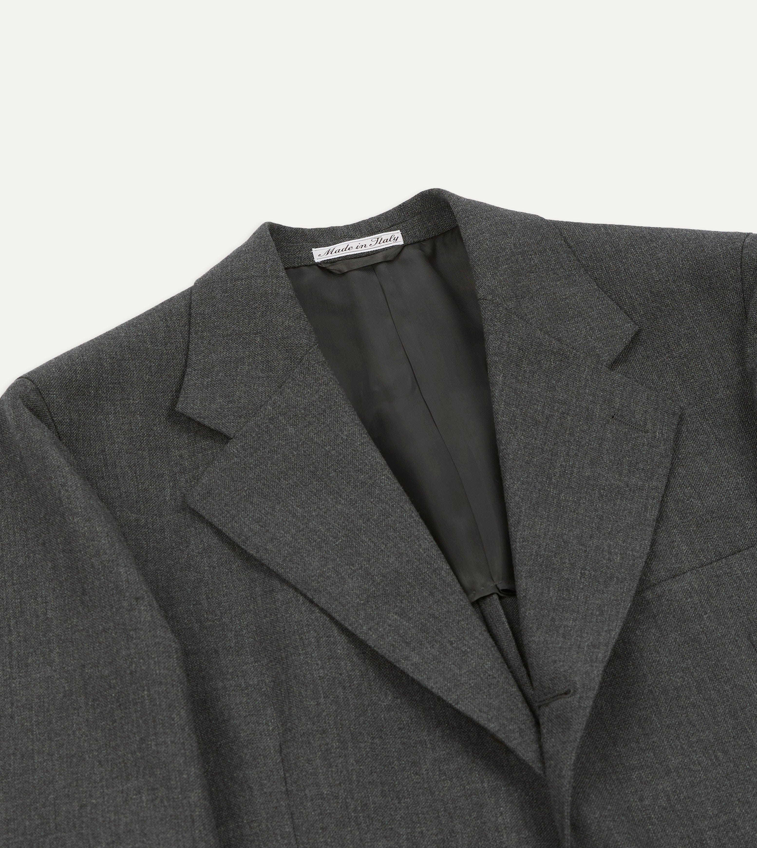 Grey Fresco® Wool Tailored Jacket - Image 3