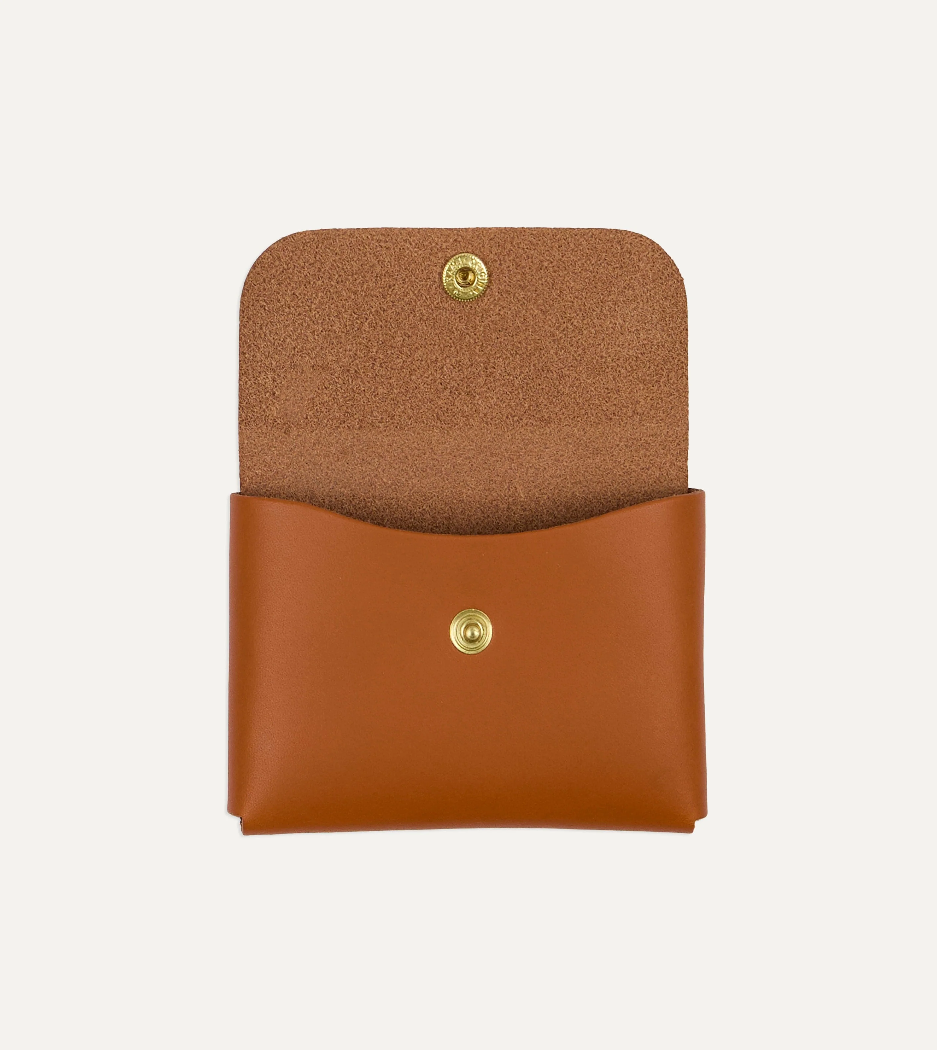 Il Bisonte Leather Stud Card Case - Image 2
