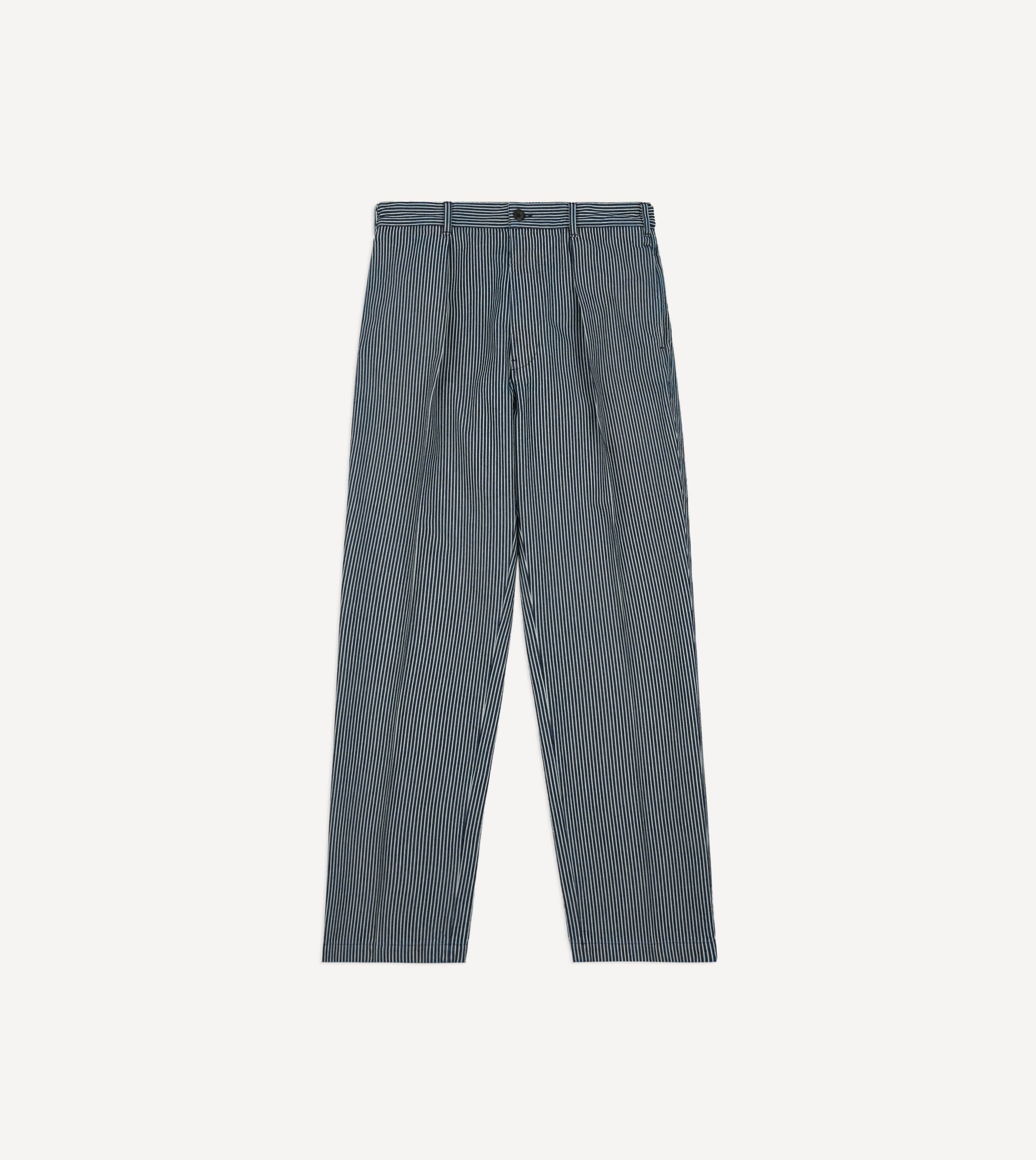 Indigo Hickory Stripe Games Trouser - Image 4