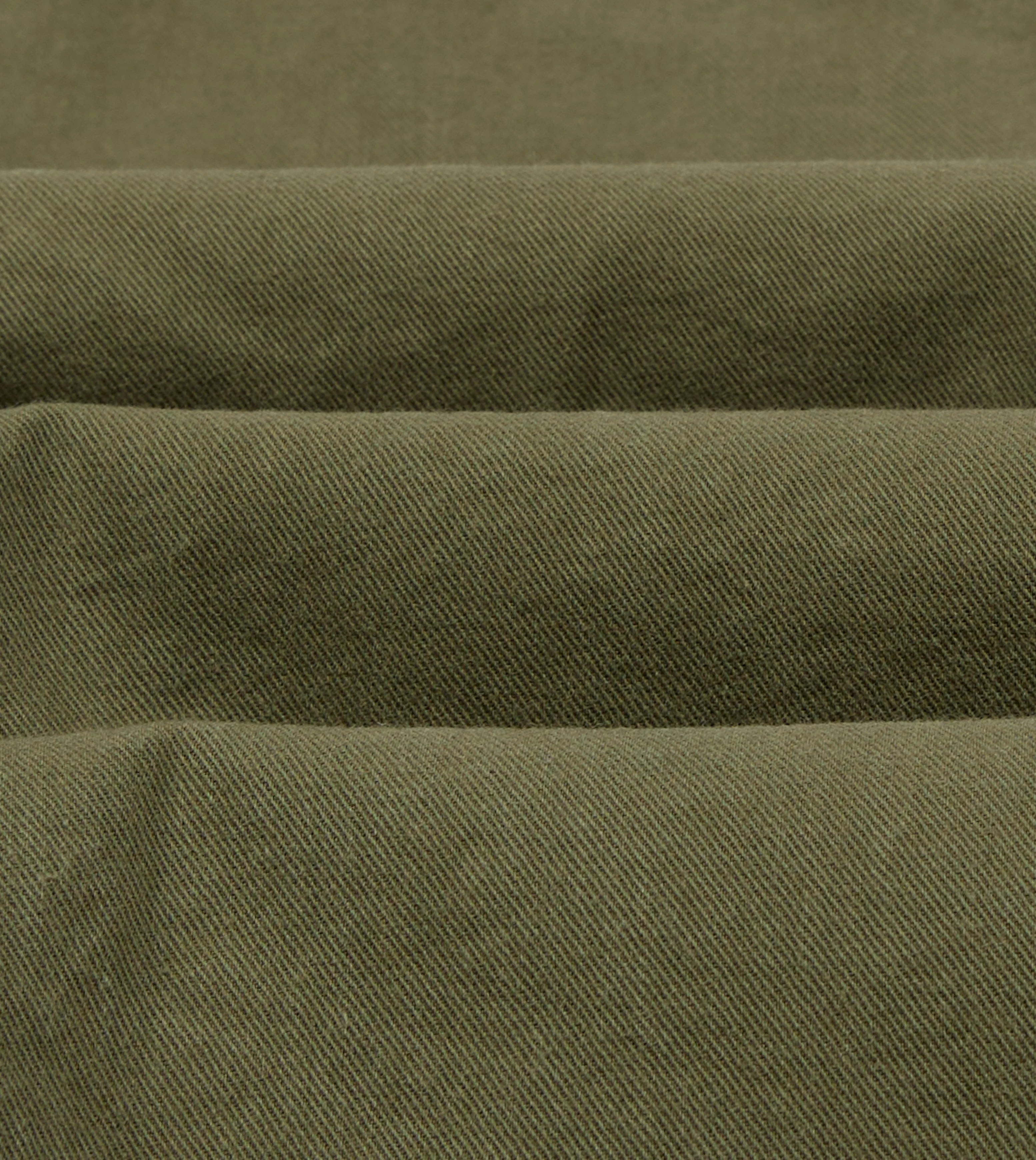 Khaki Cotton Twill Fatigue Trouser - Image 2