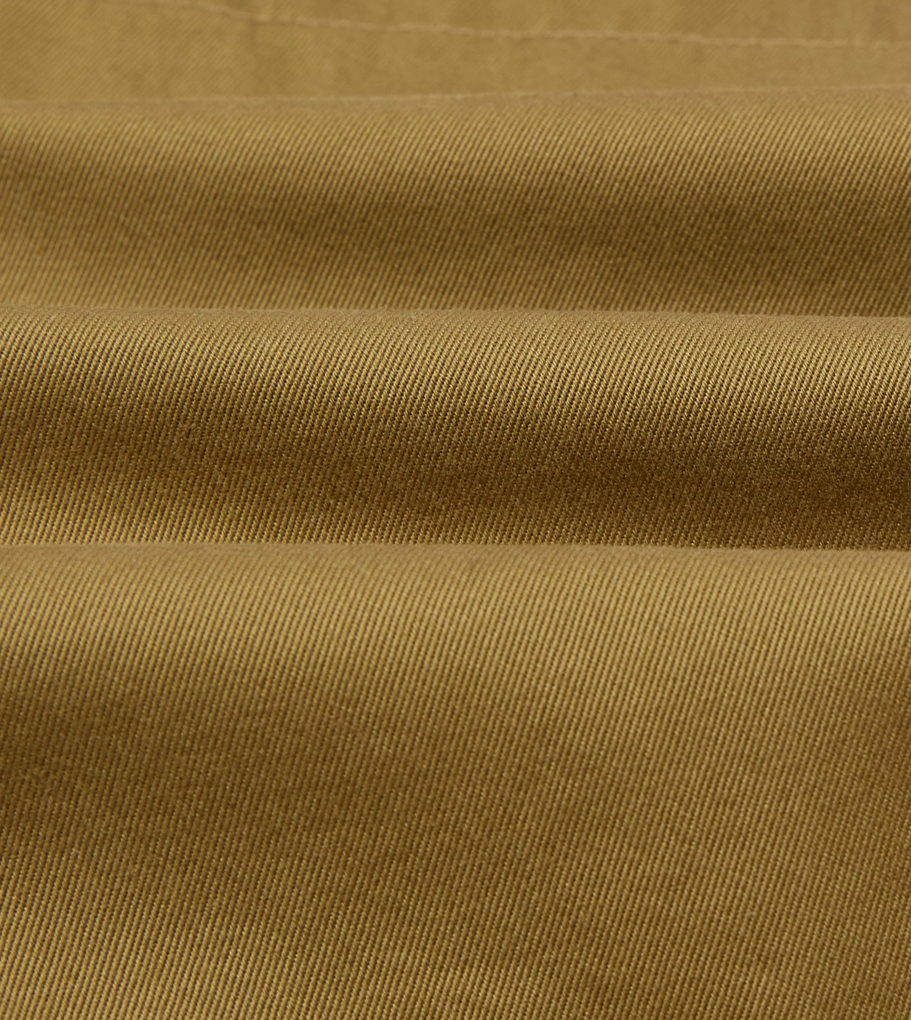 Khaki Cotton Wide Leg Double-Pleat Shorts - Image 3