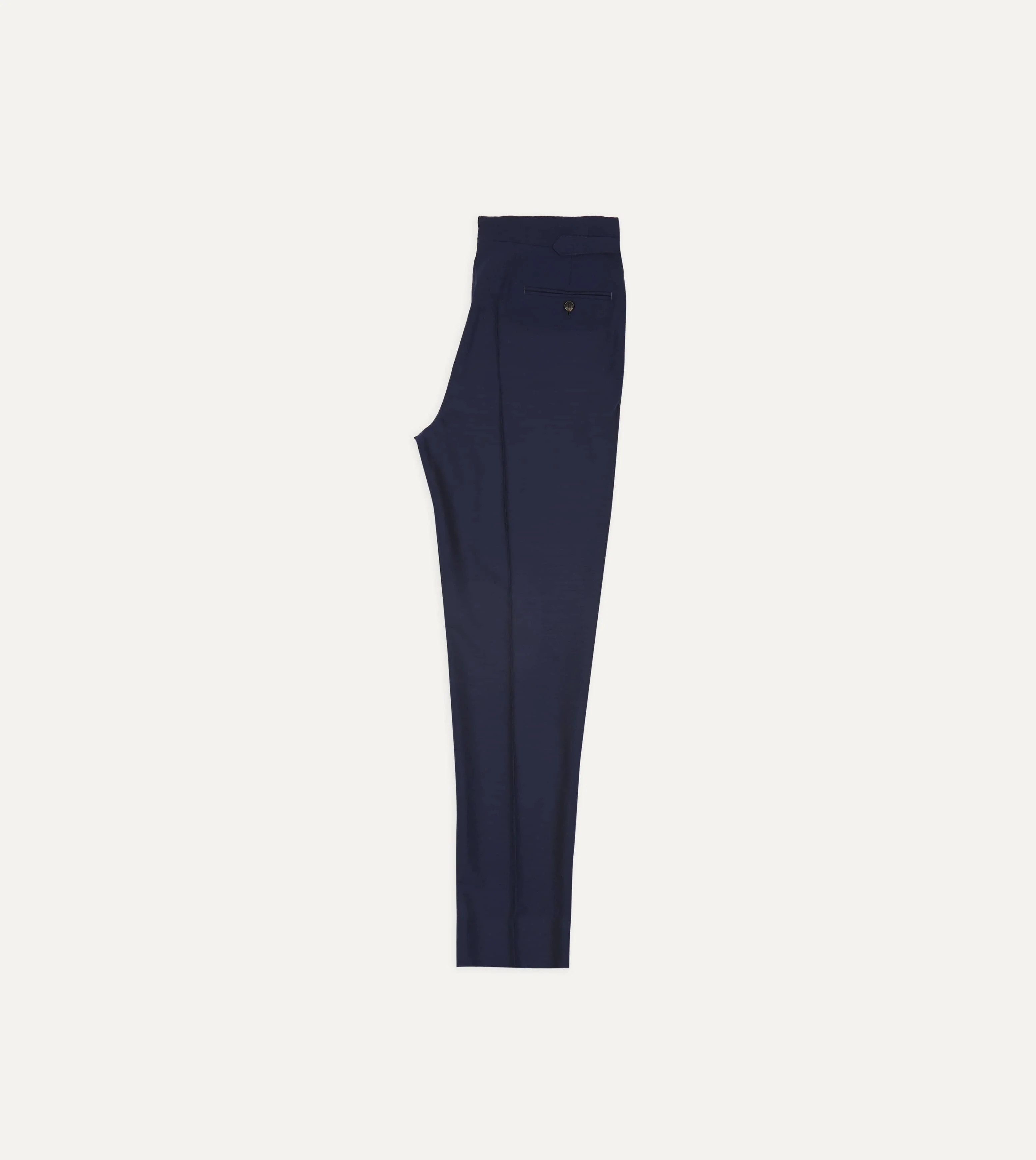 Light Navy Fresco Lite® Single Pleat Trouser - Image 5