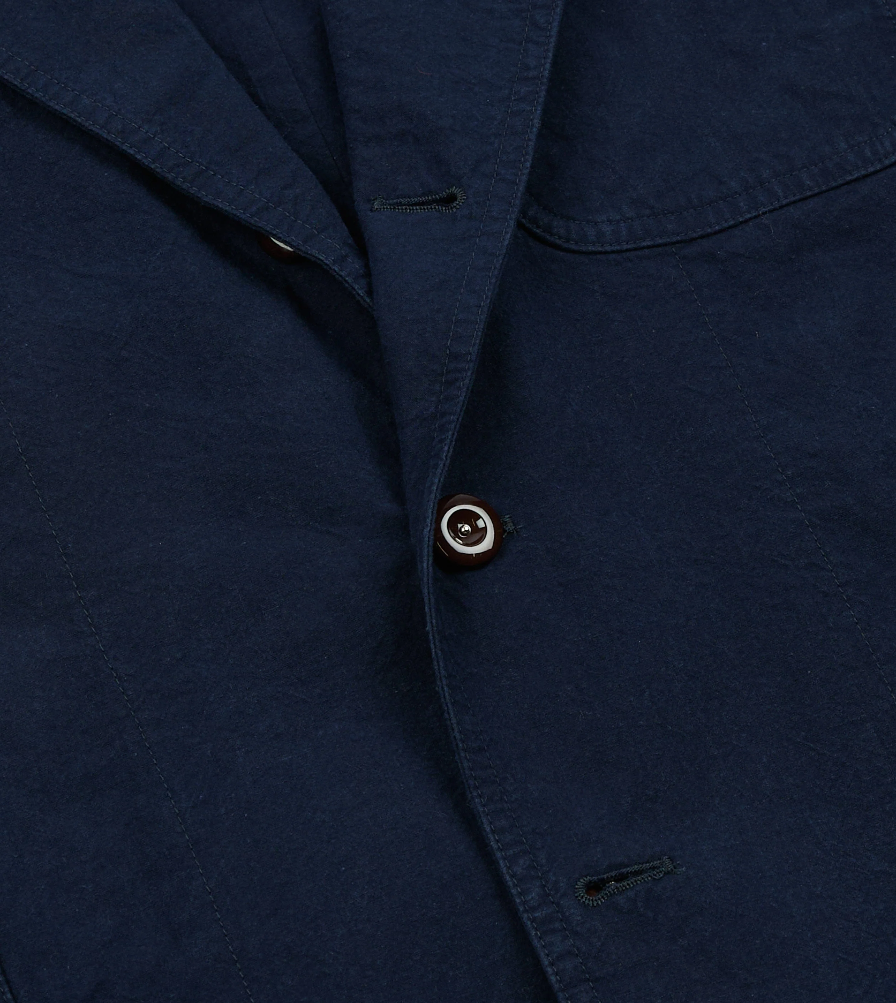 Navy Cotton-Linen Double Layer Games Blazer - Image 5