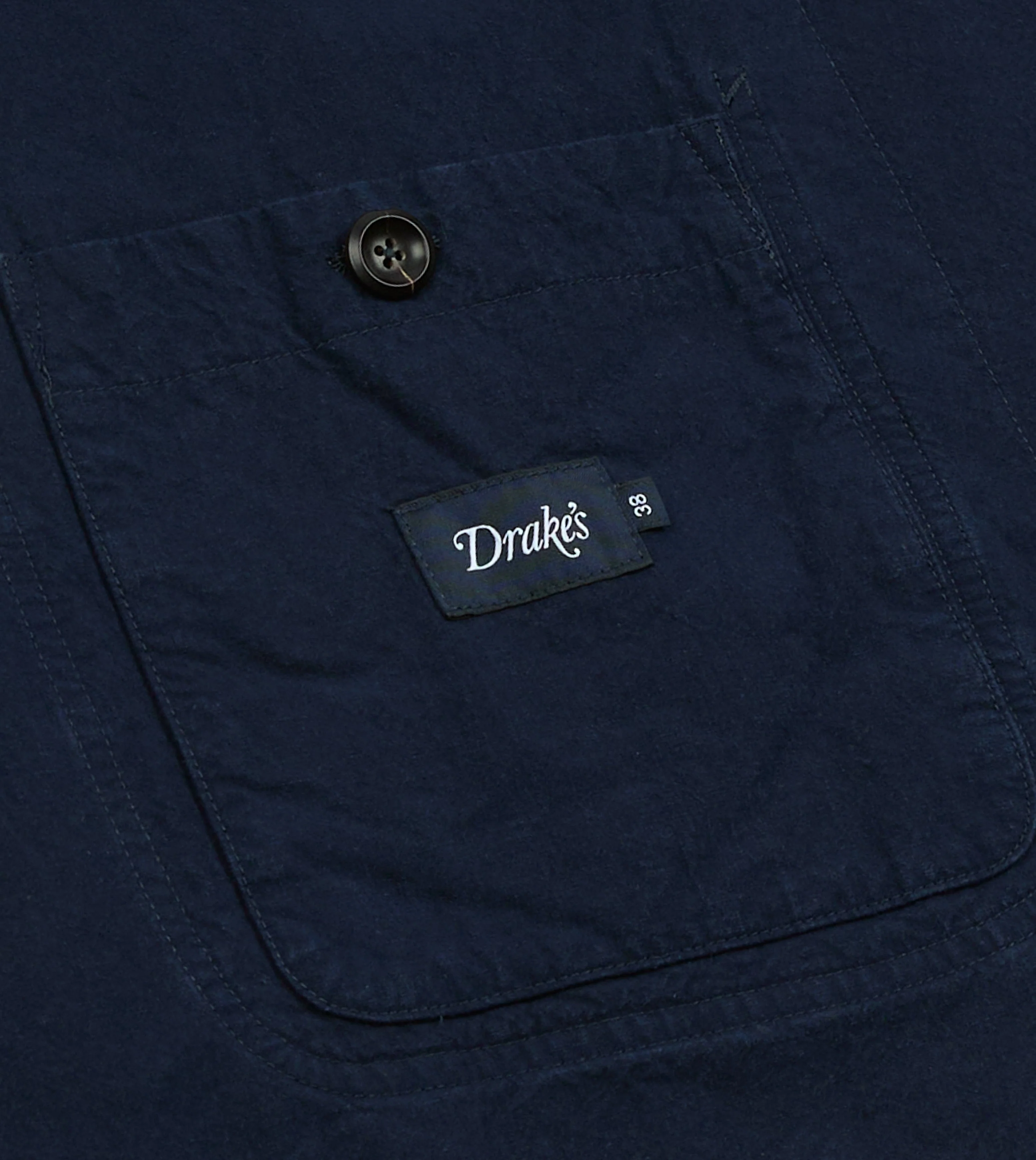 Navy Cotton-Linen Double Layer Games Blazer - Image 7