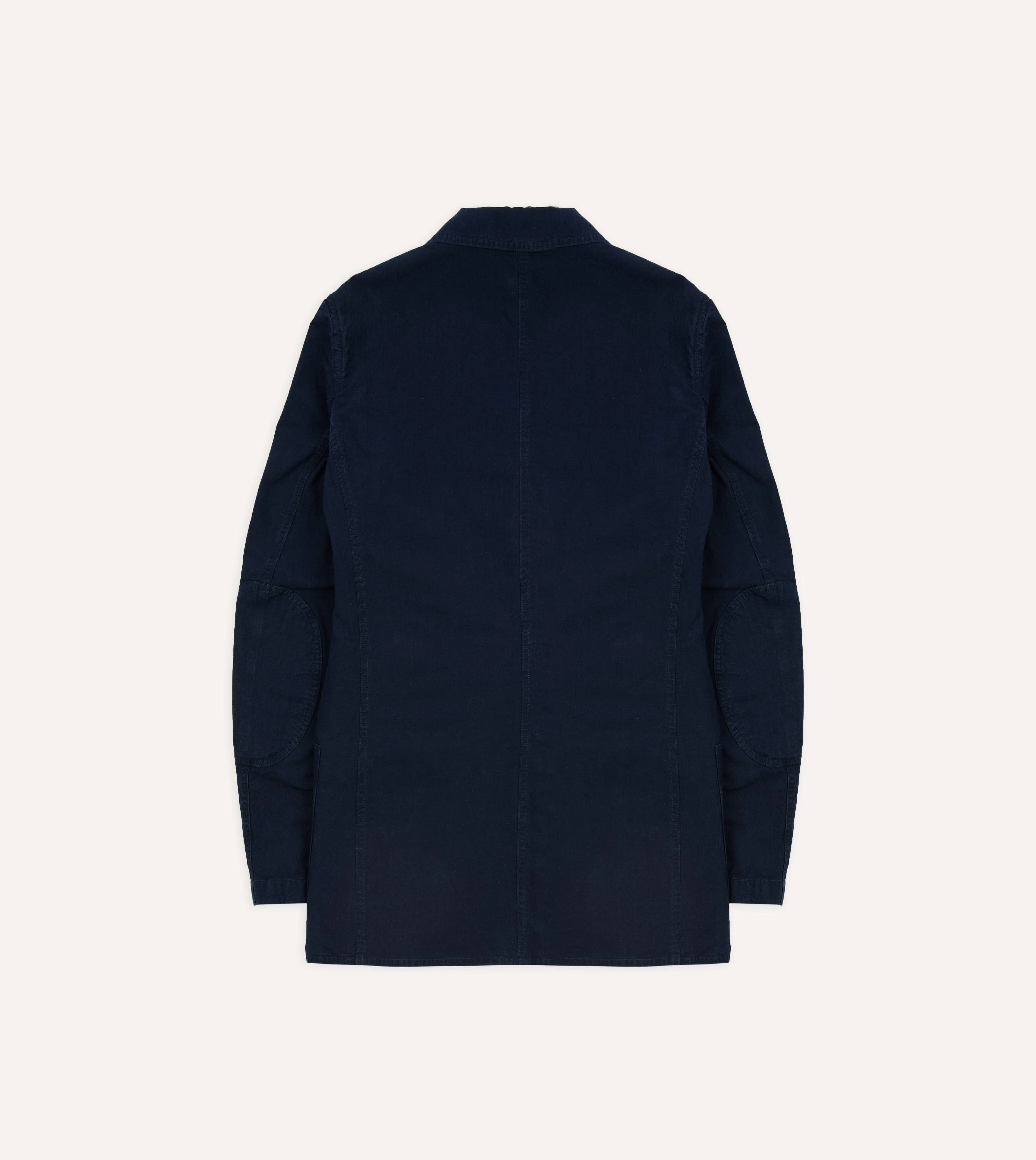 Navy Cotton-Linen Double Layer Games Blazer - Image 8