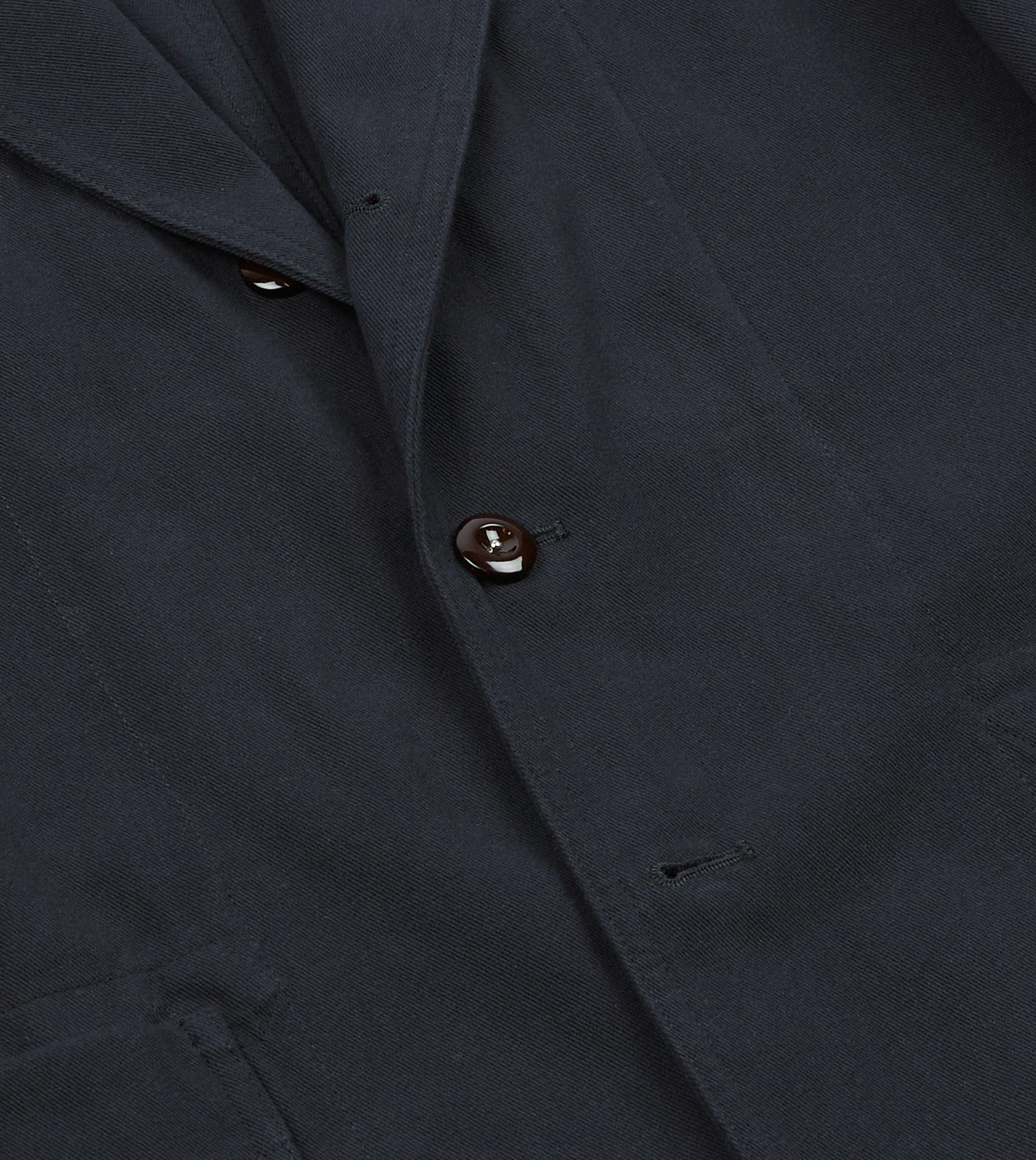 Navy Cotton Twill Field Games Blazer - Image 7