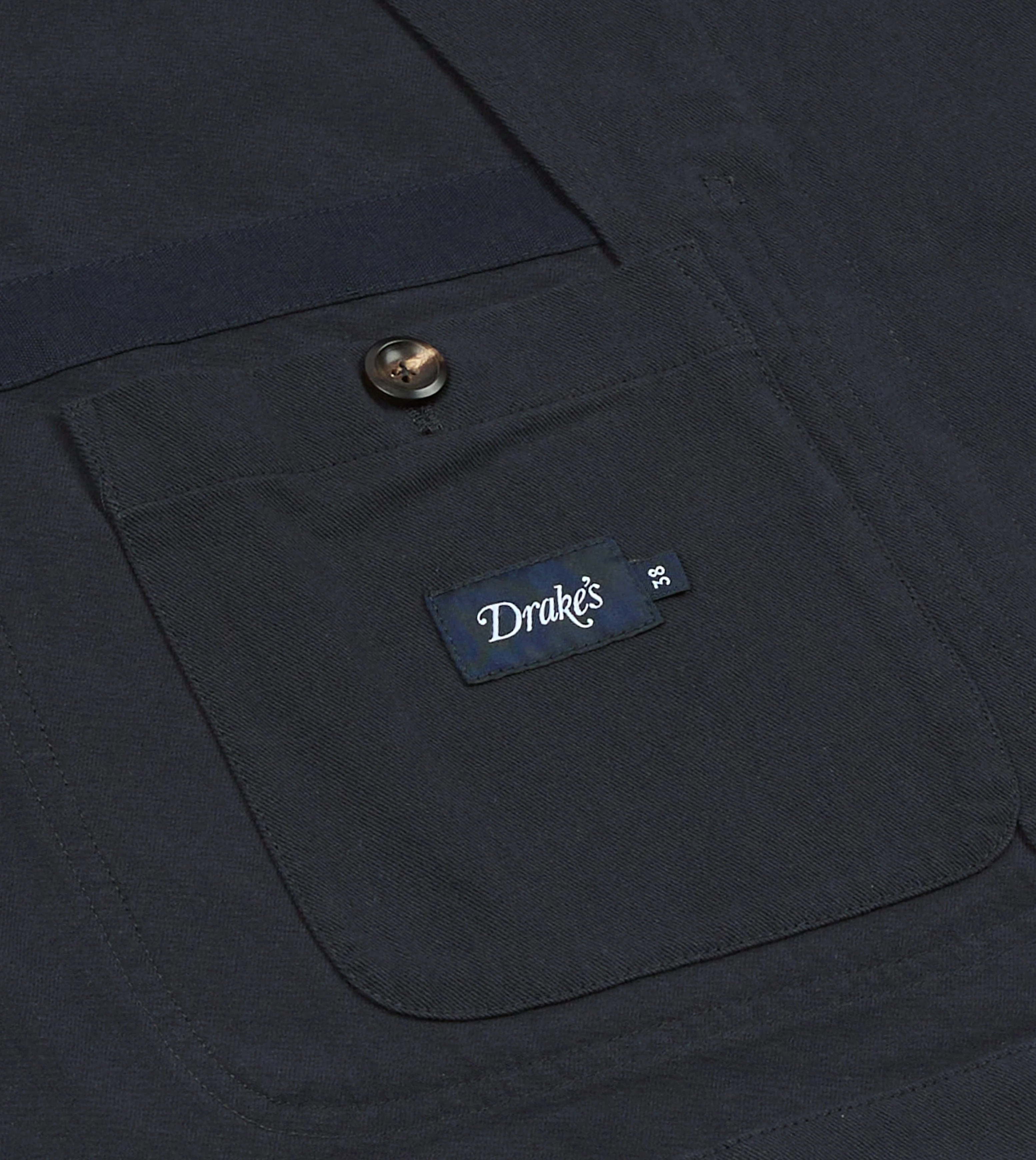 Navy Cotton Twill Field Games Blazer - Image 9