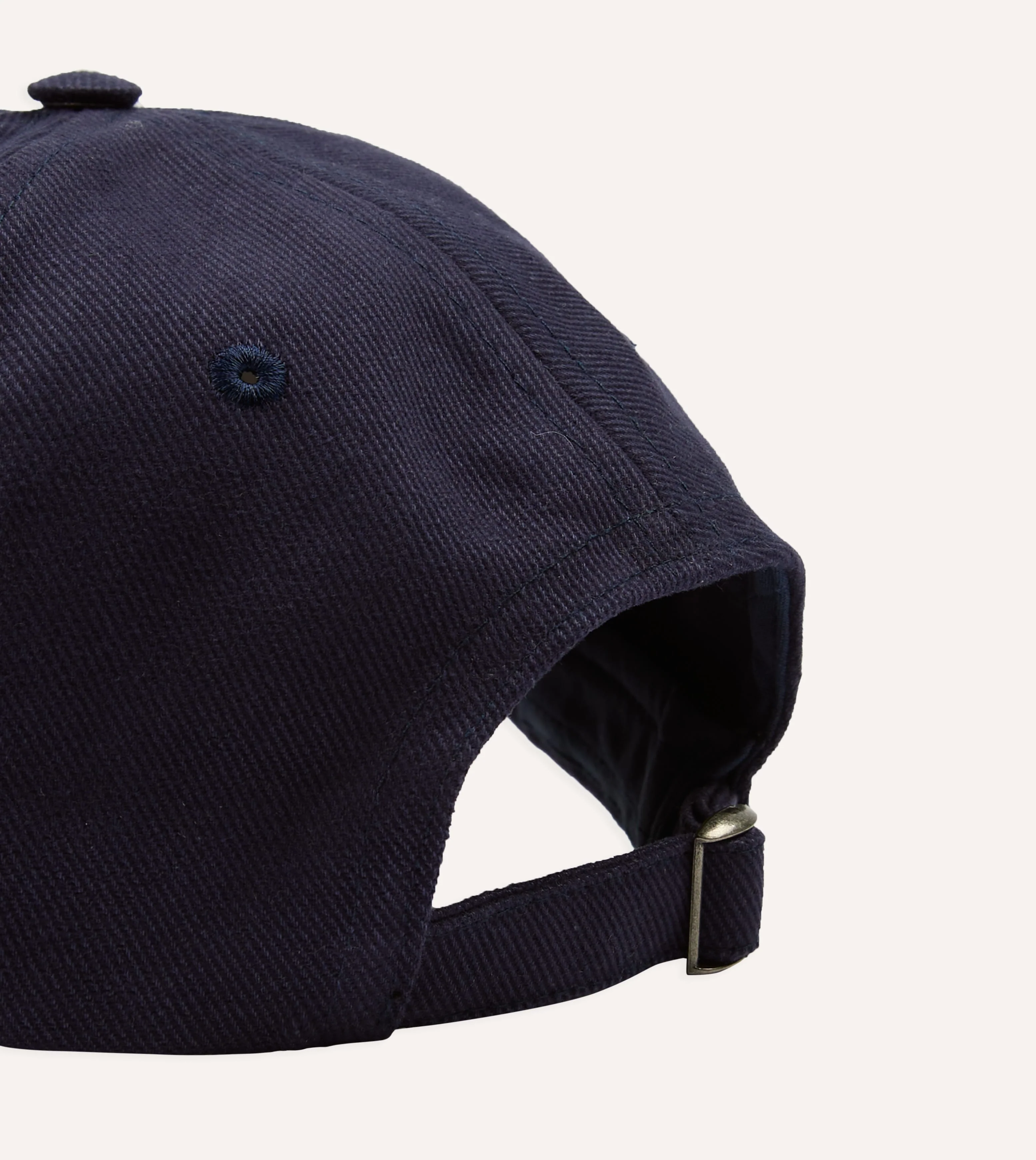 Navy 'D Duck' Cotton Twill Baseball Cap - Image 3