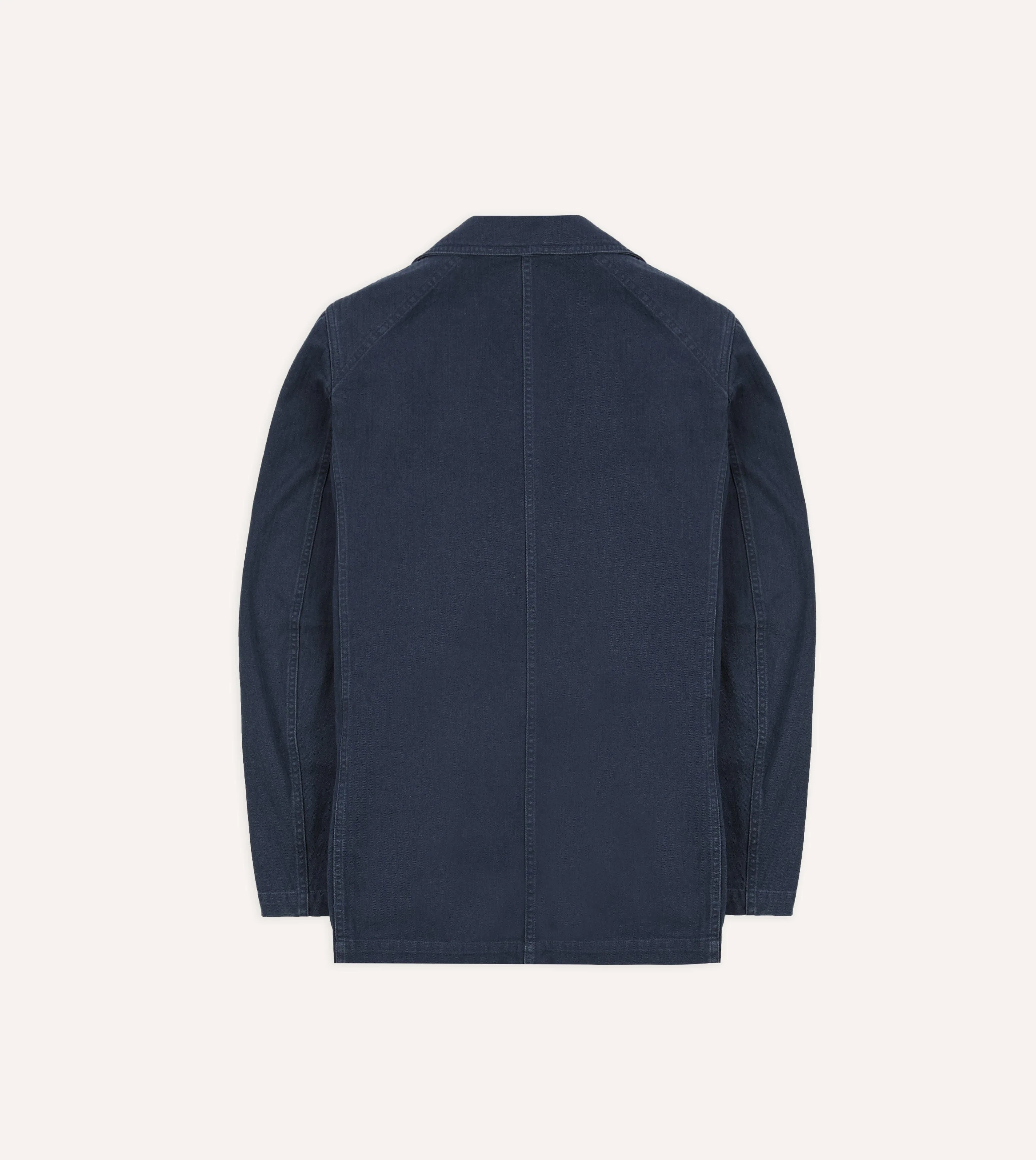 Navy Herringbone Twill Cotton Games Blazer Mk. I - Image 11