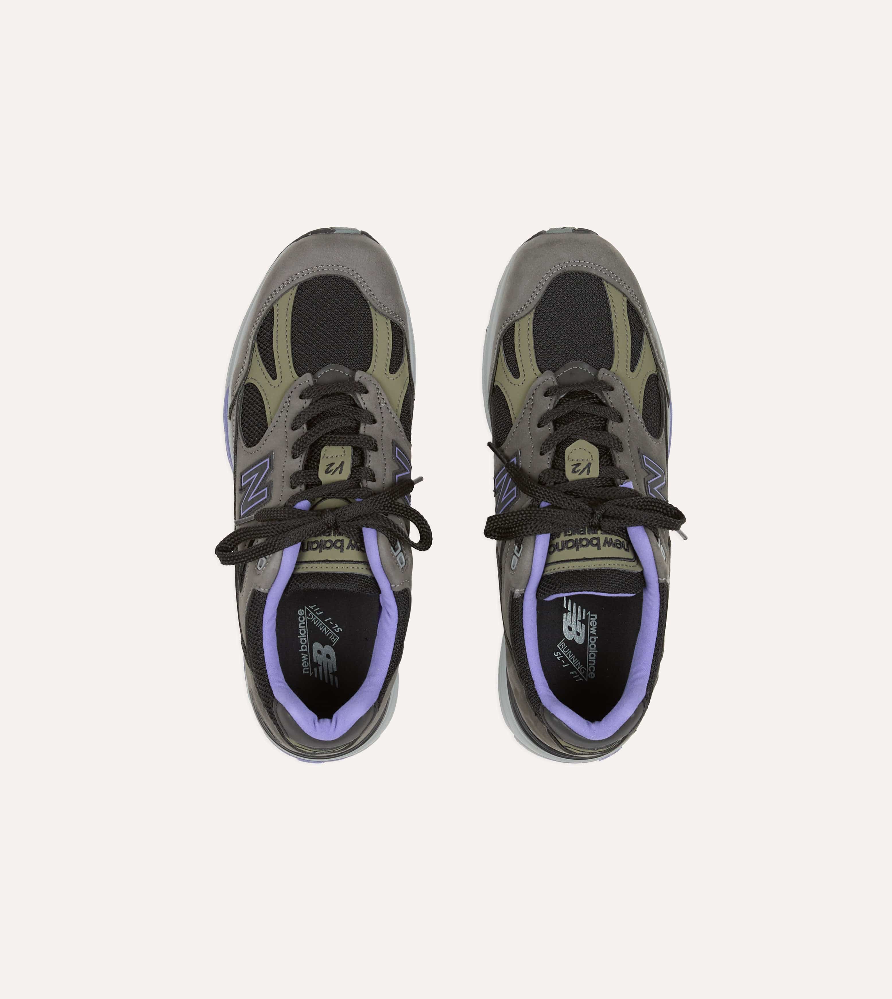 New Balance ‘Iconic Influences’ Magnet Black Made in UK 991v2 Trainers - Image 4