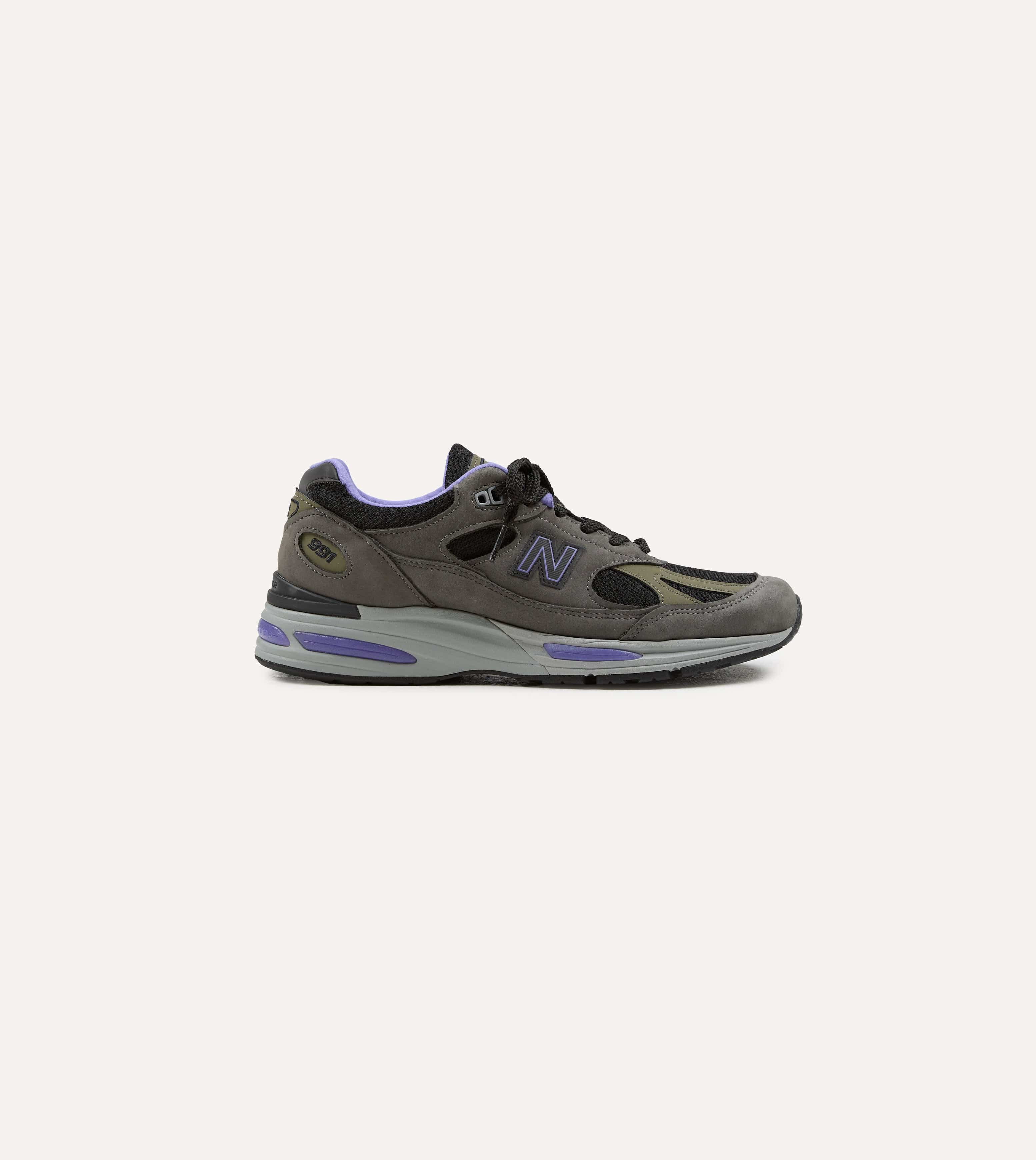New Balance ‘Iconic Influences’ Magnet Black Made in UK 991v2 Trainers - Image 6