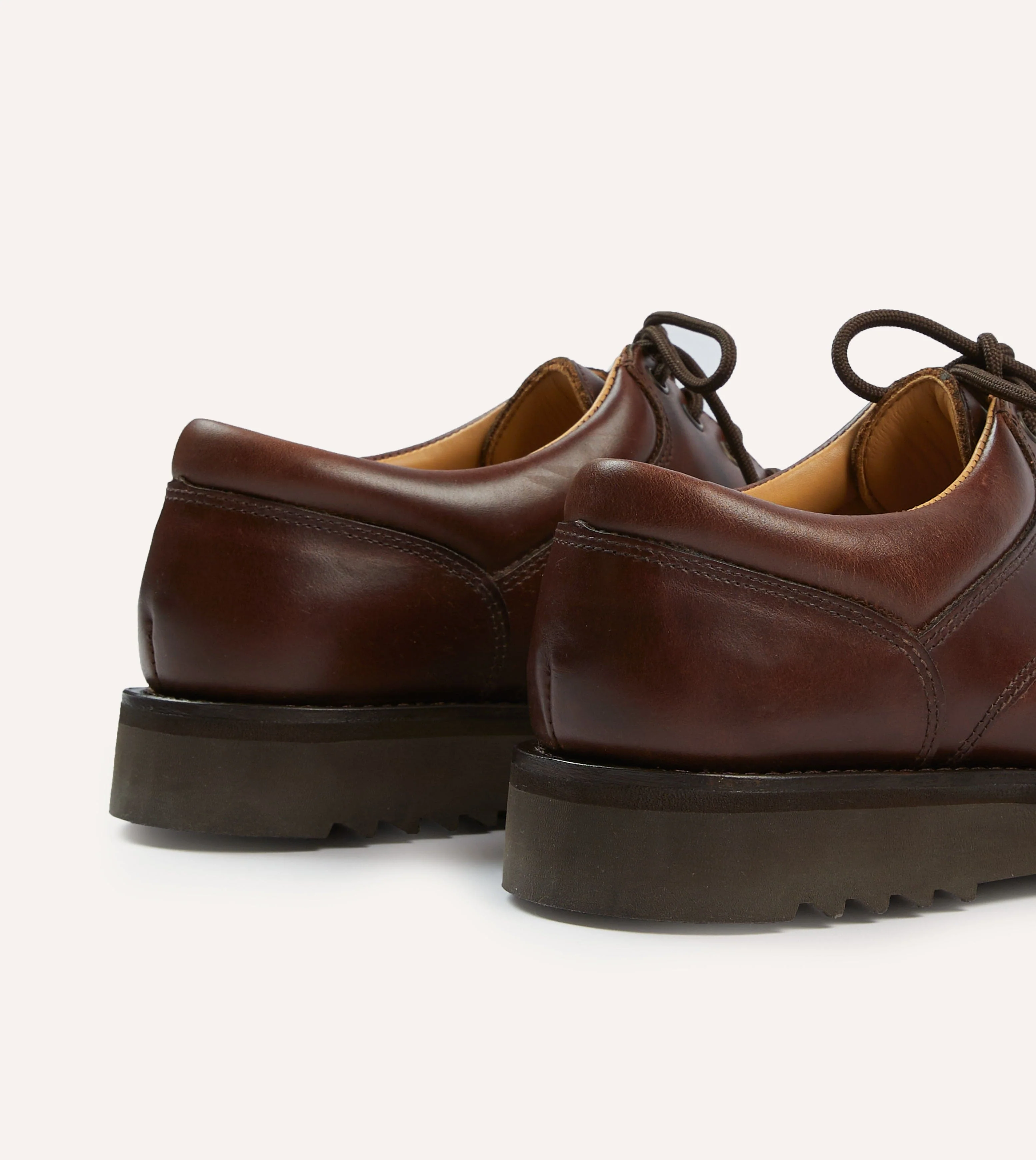 Paraboot Thiers Brown Calf Leather Derby Shoe - Image 5
