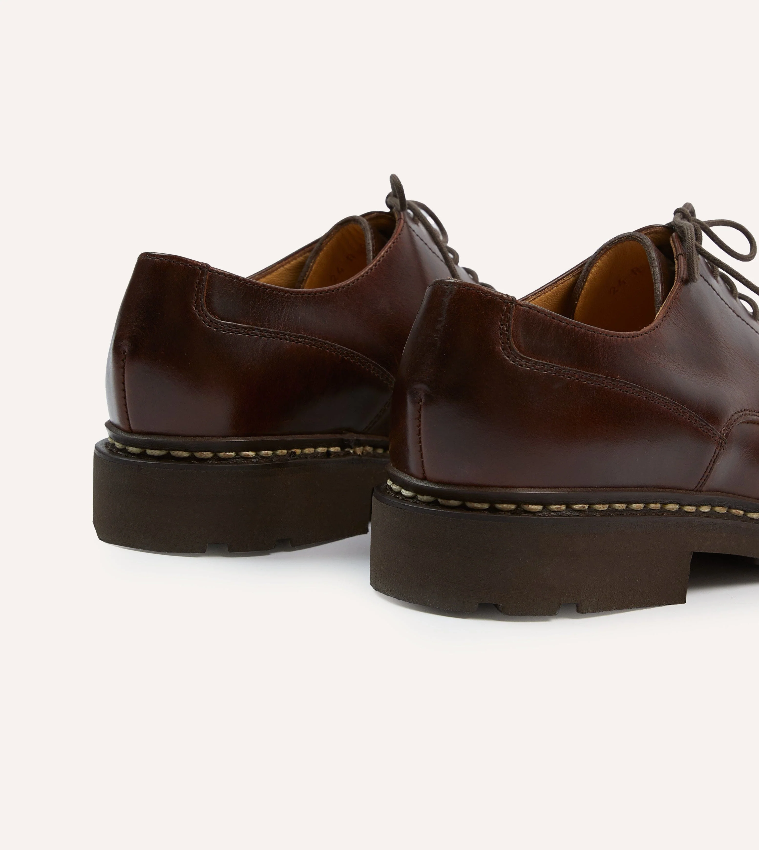 Paraboot Villandry Brown Calf Leather Derby Shoe - Image 5