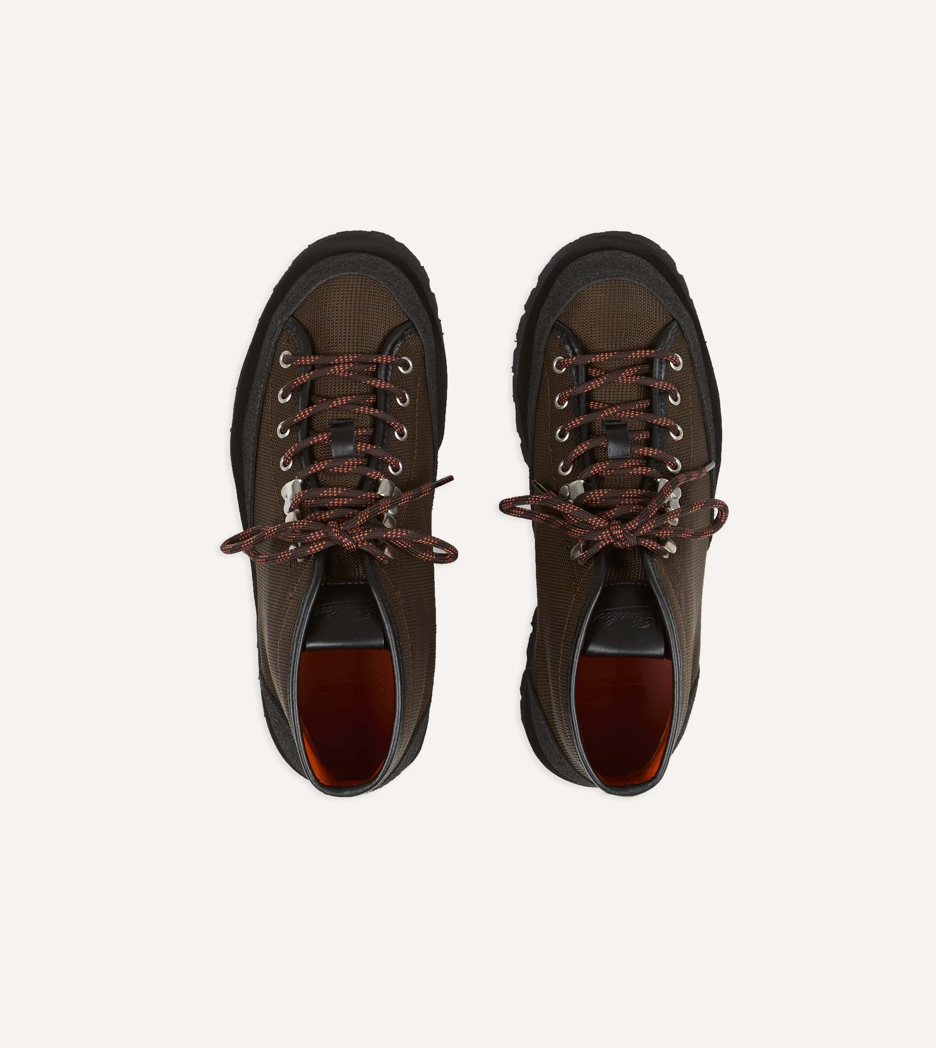 Paraboot Yosemite Brown Leather Mesh Hiking Boots - Image 4