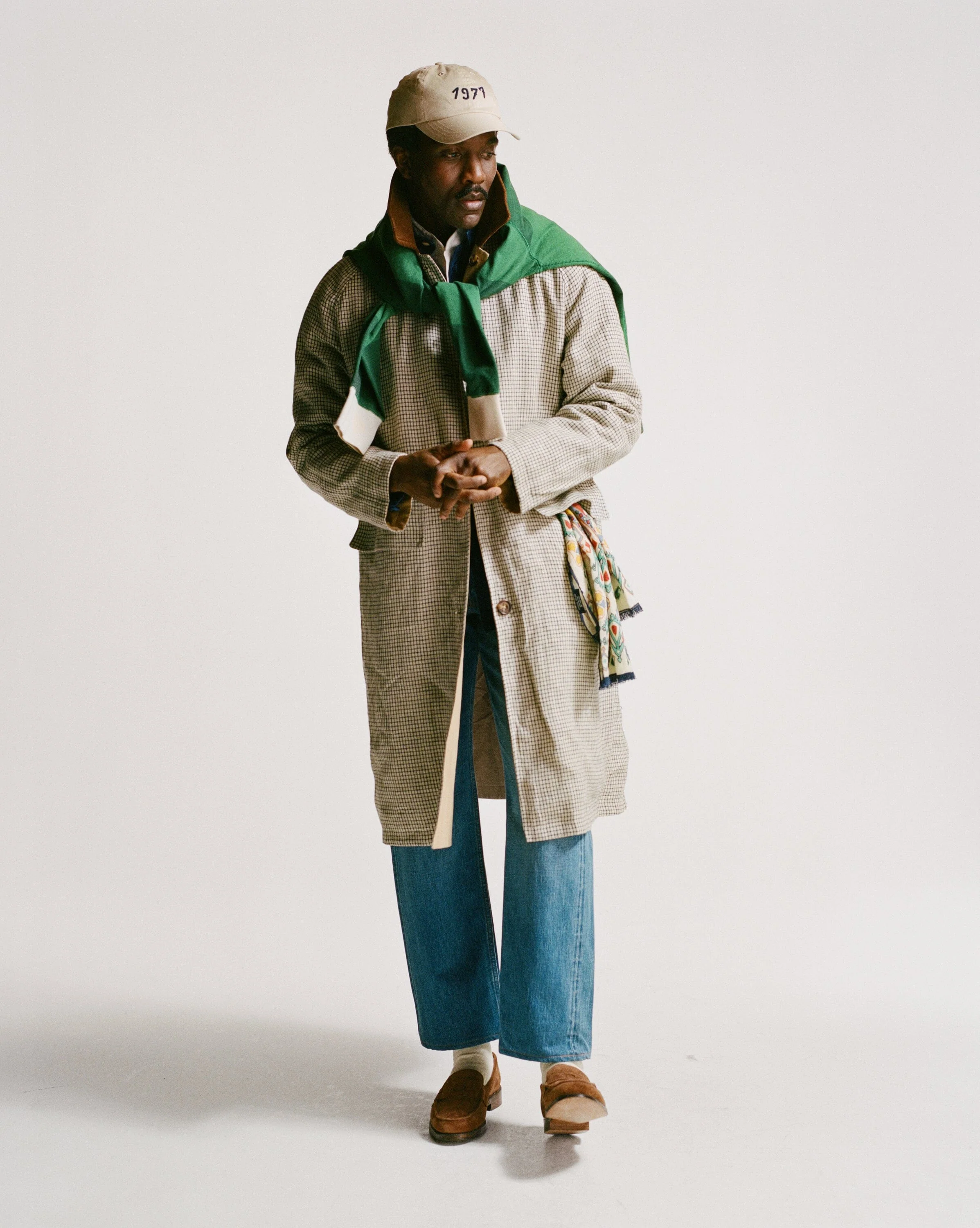 Reversible Linen–Cotton Raglan Mac - Image 19