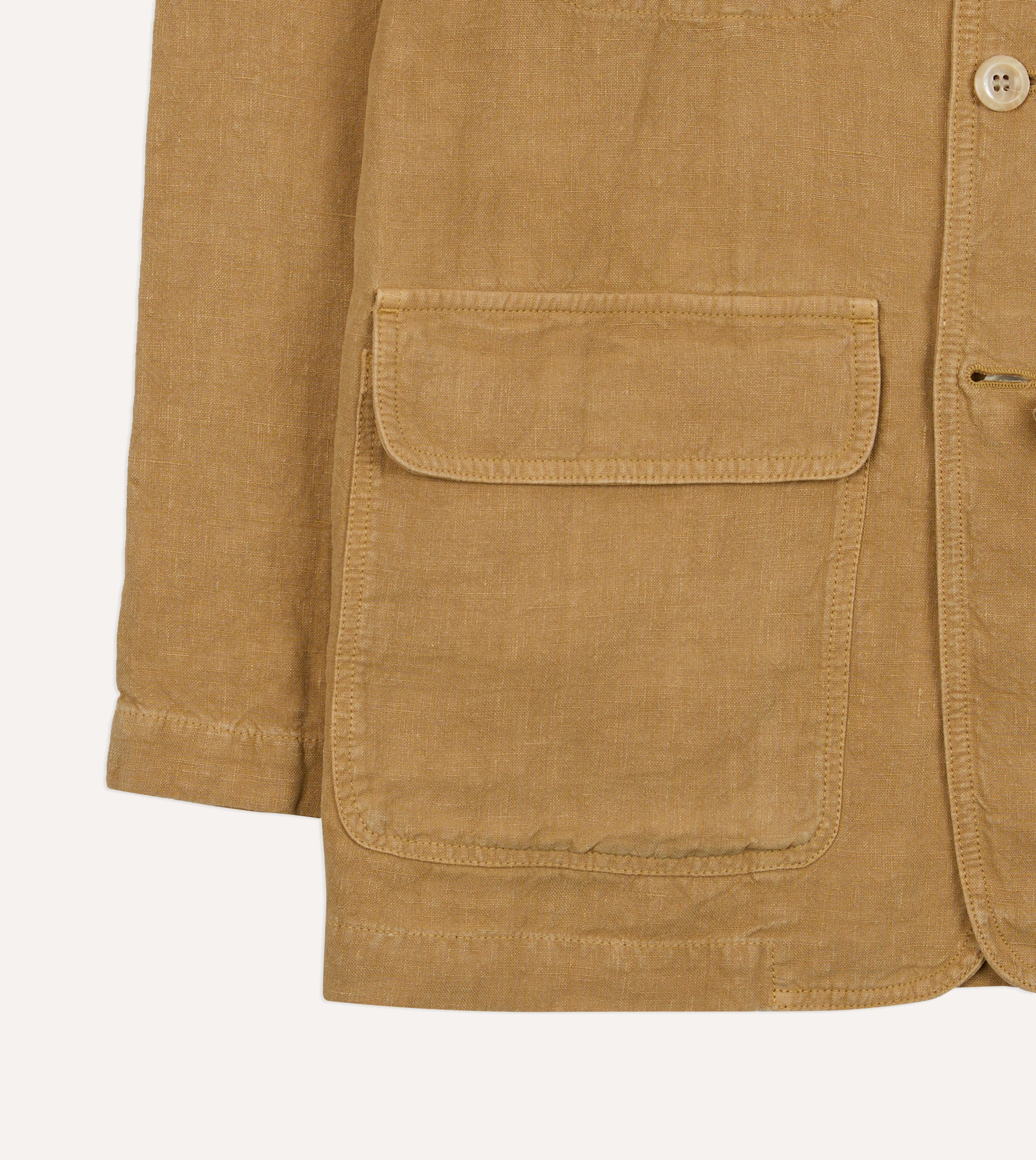 Sand Linen Forestière Jacket - Image 7