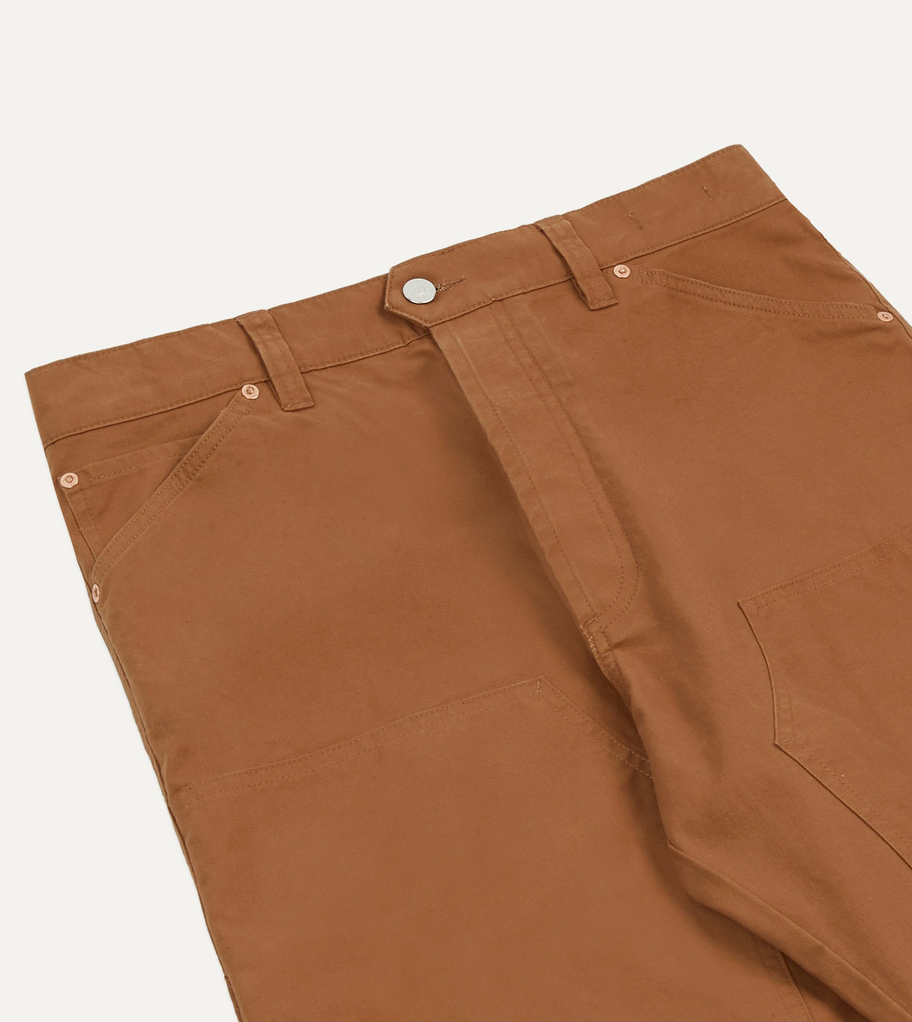 Tobacco Lightweight Cotton Canvas Carpenter Pant - Image 6