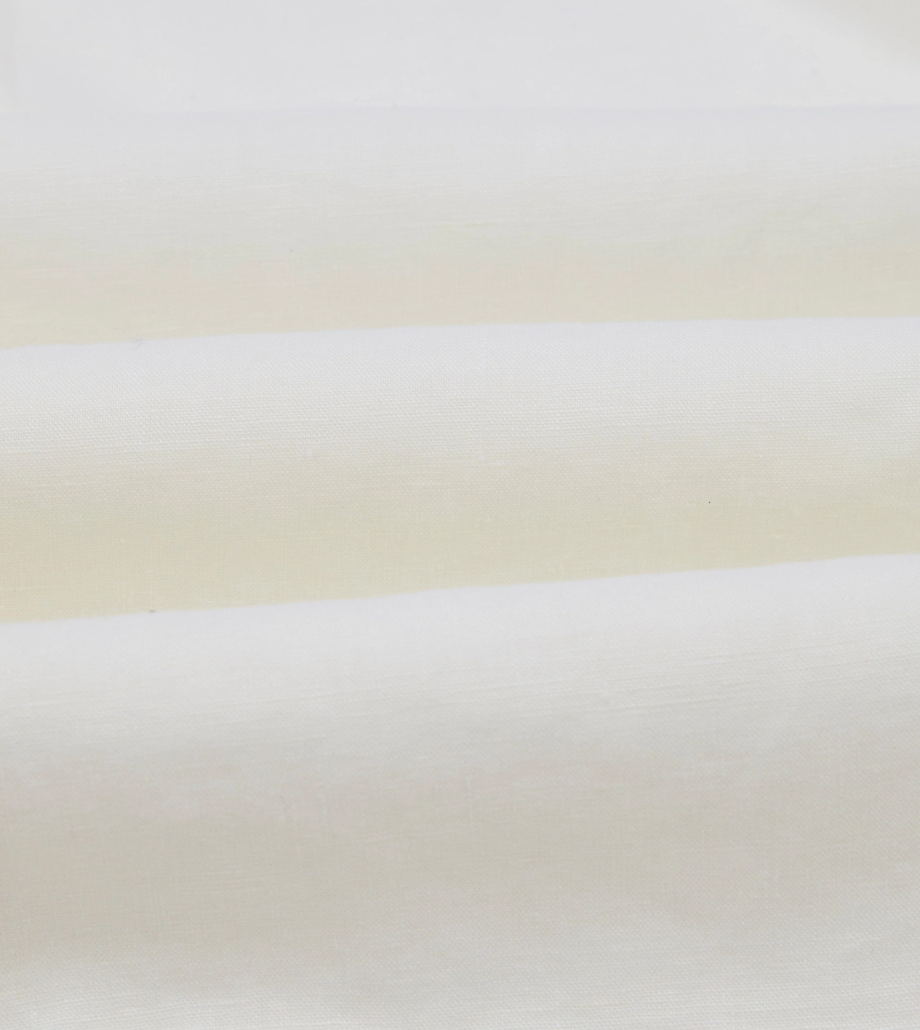 White Linen Button-Down Collar Shirt - Image 2